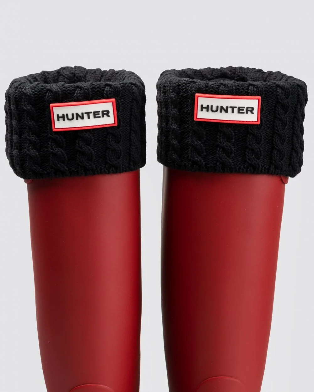 Hunter Recycled Mini Cable Tall Boot Sock - Image 2