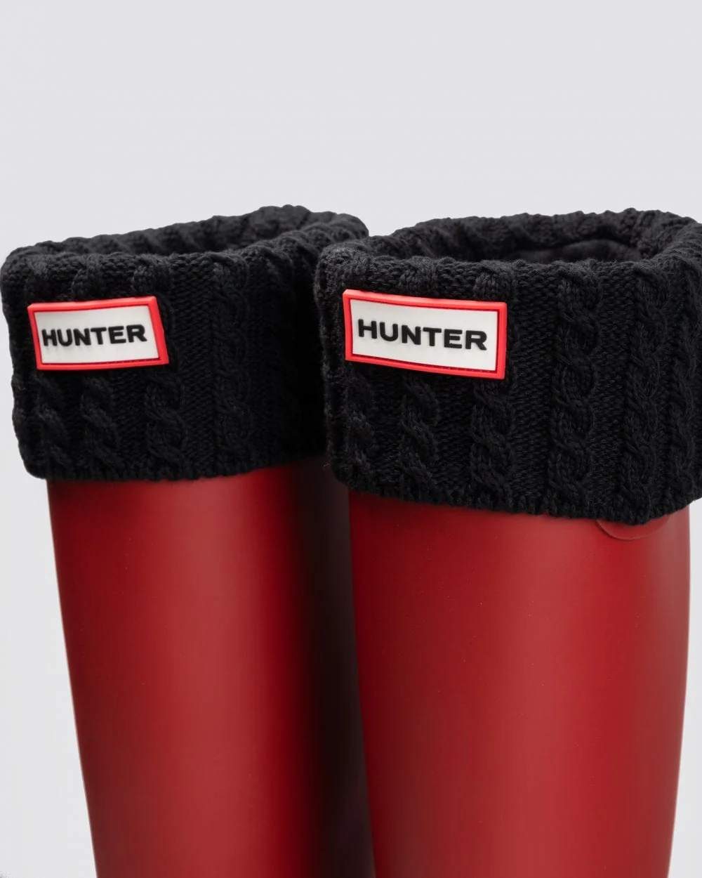 Hunter Recycled Mini Cable Tall Boot Sock - Image 3