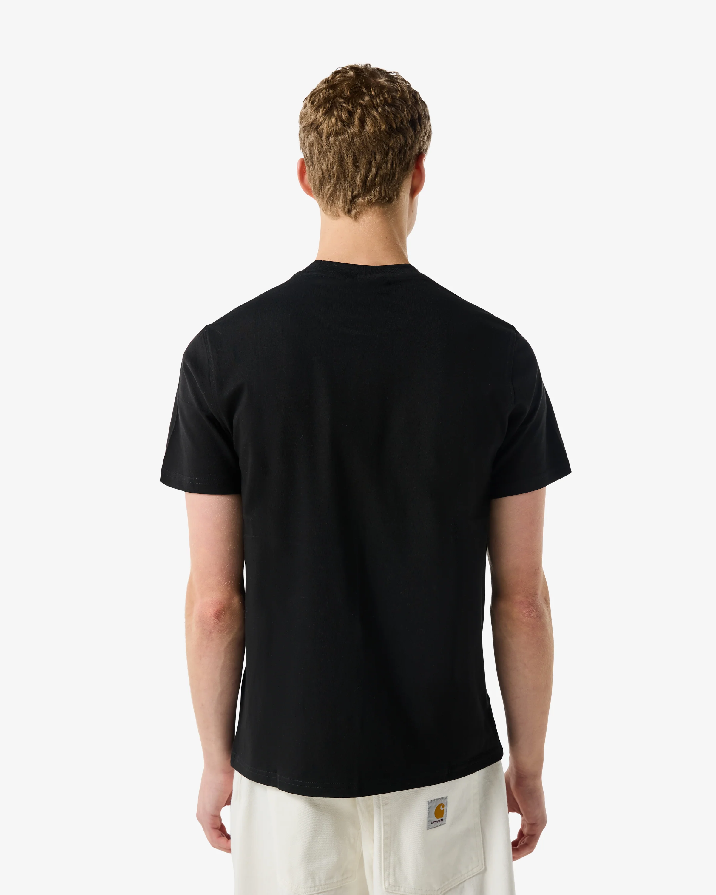 Hunter Red Label Essentials Mens Logo T-Shirt - Black - Image 3