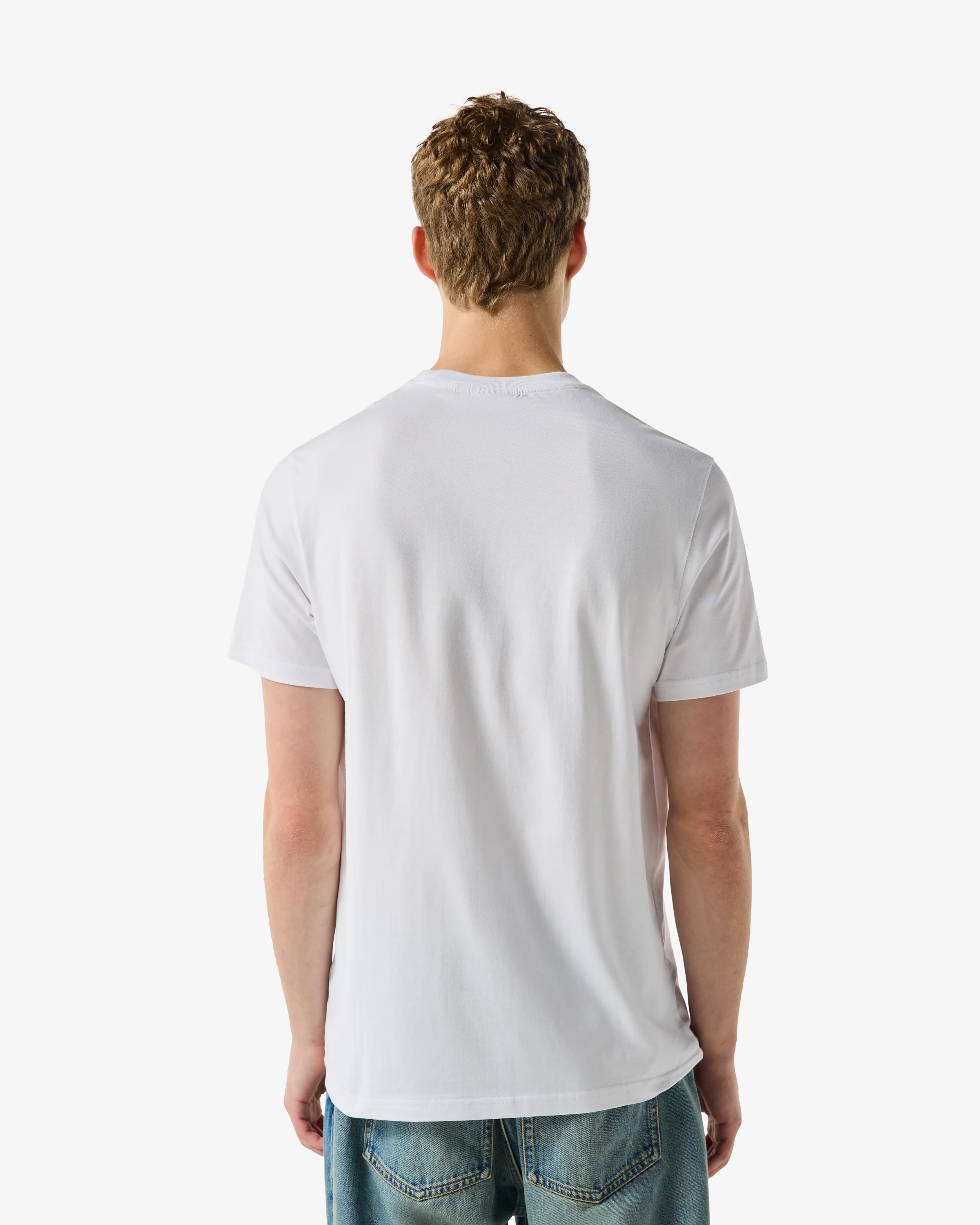 Hunter Red Label Essentials Mens Logo T-Shirt - Hunter White - Image 3