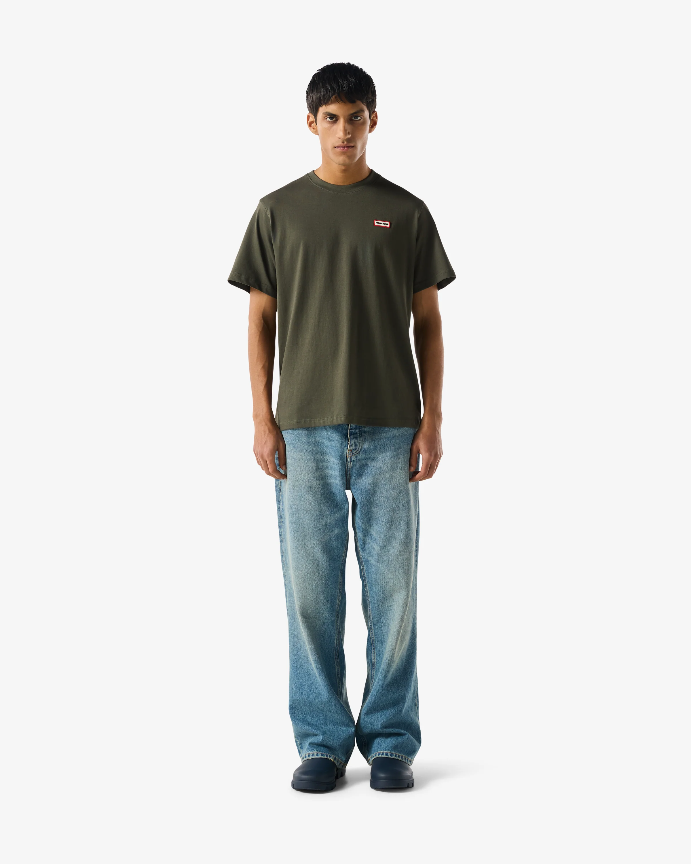 Hunter Red Label Essentials Mens Logo T-Shirt - Kambaba - Image 2