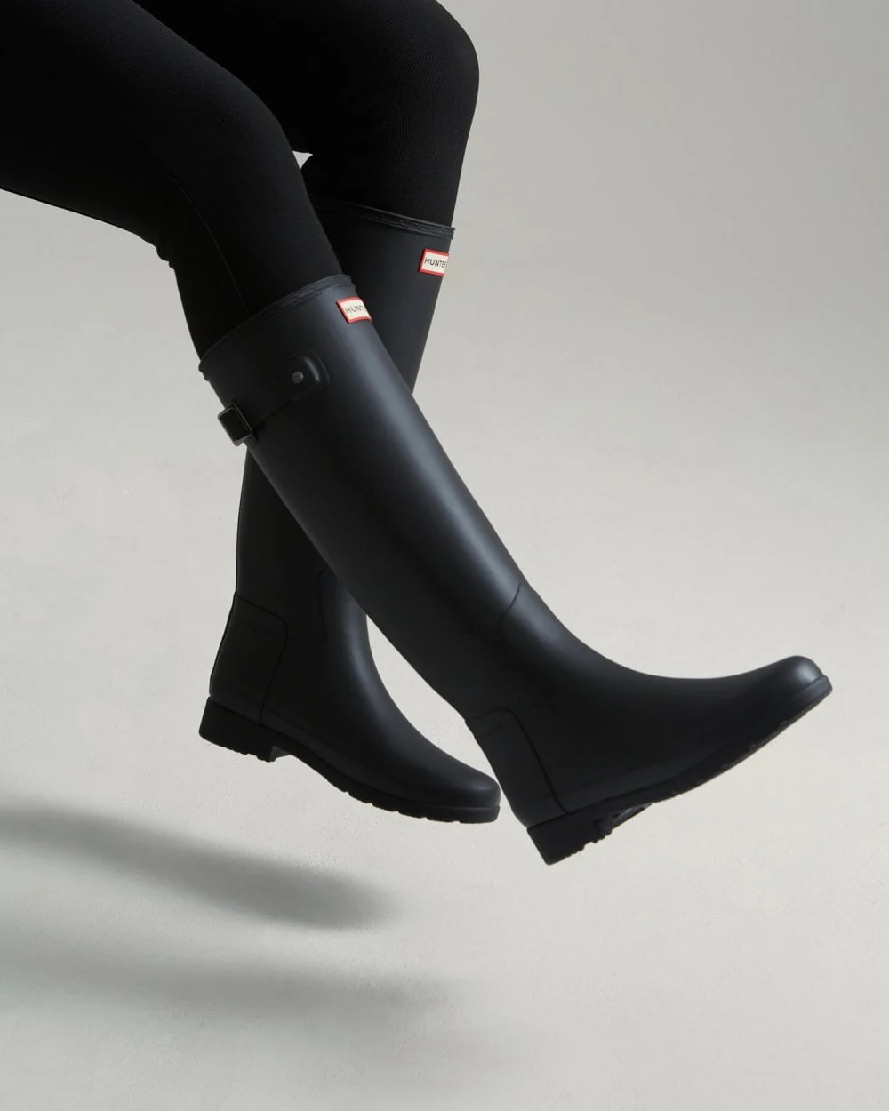 Hunter Refined Logo Tall Slim Fit Womens Boots - Image 6