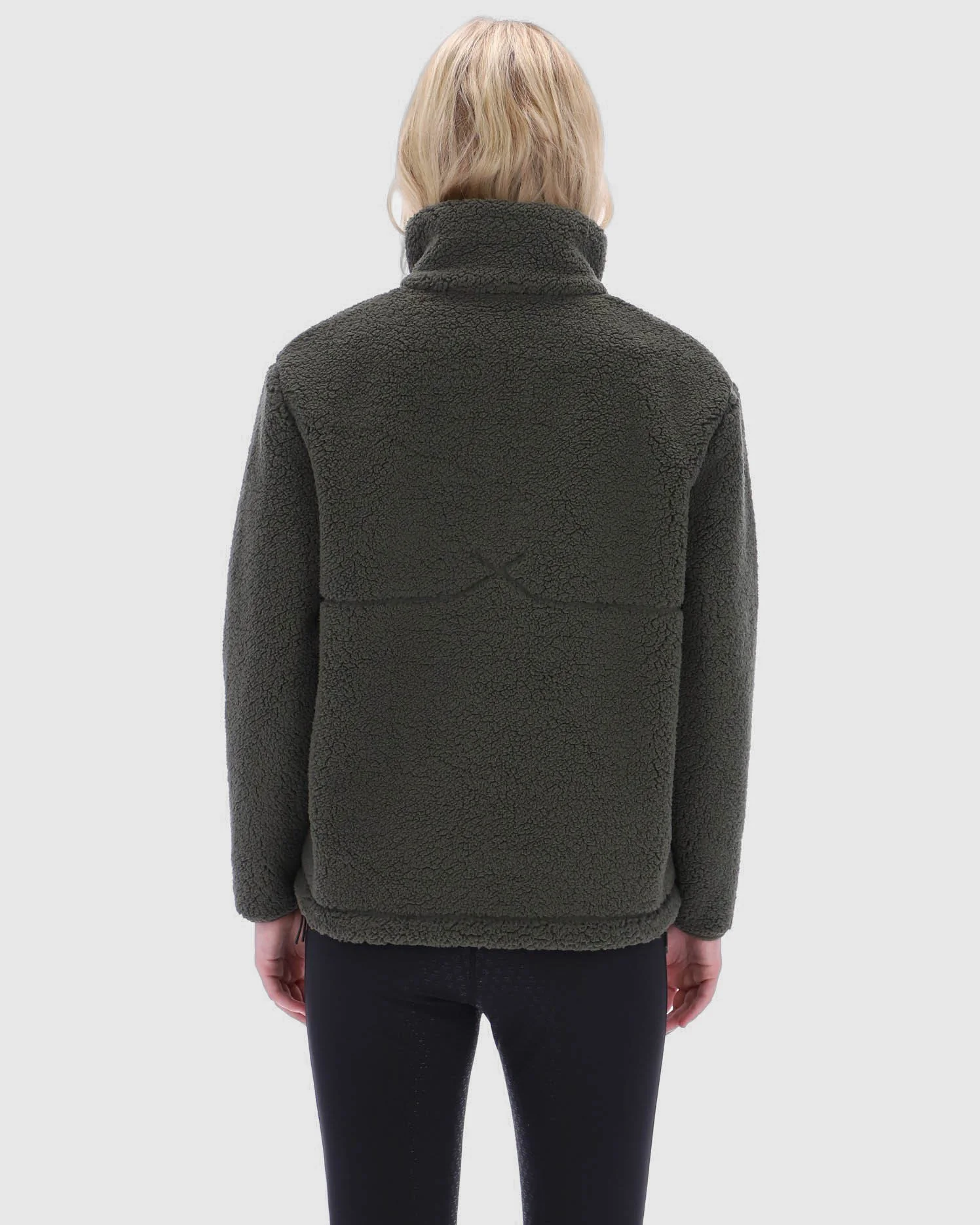 Hunter Tiorga Womens 1/4 Zip Borg Fleece - Kambaba - Image 3