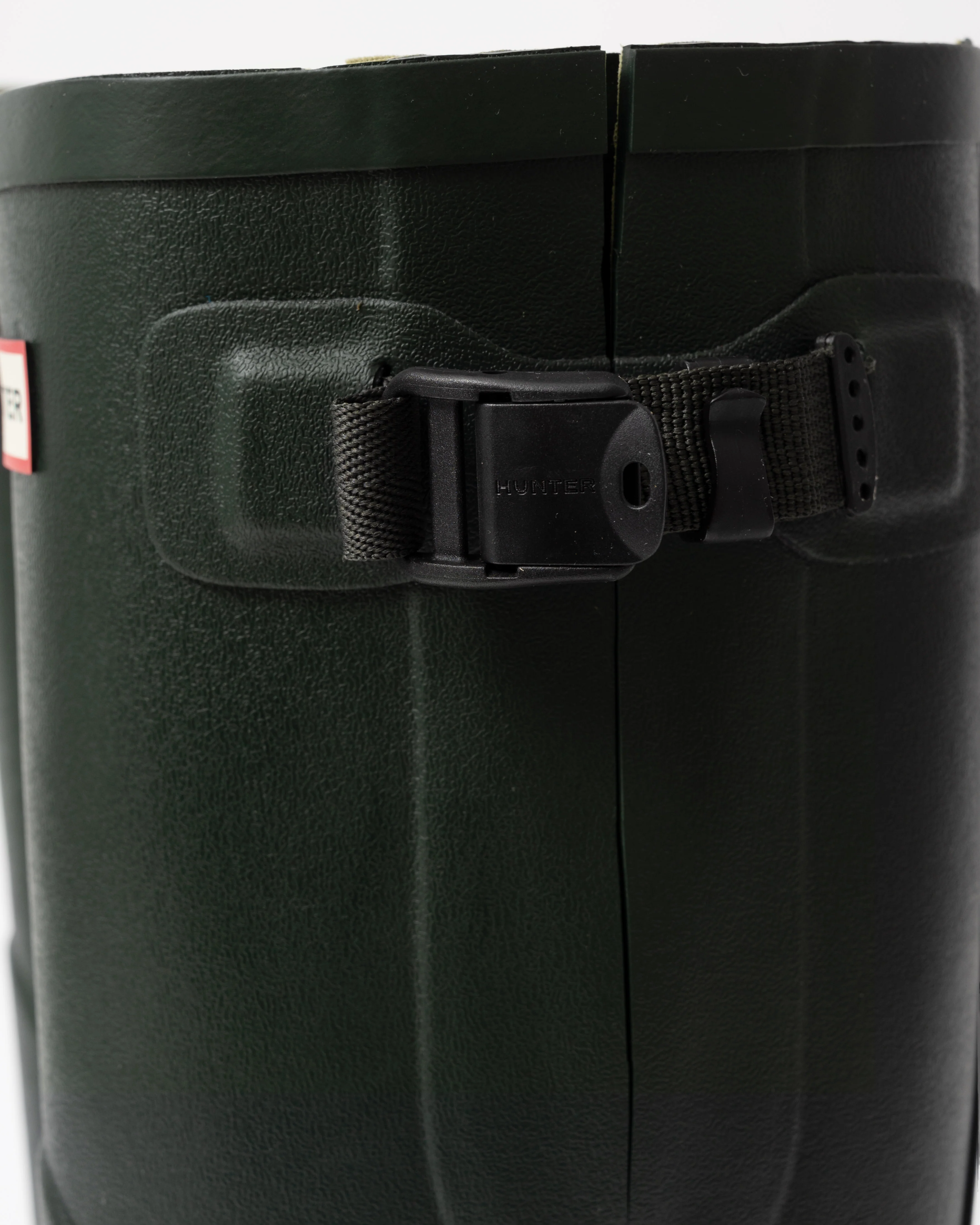 Hunter Unisex Balmoral MKII Side Adjustable Boot - Dark Olive/Black - Image 2