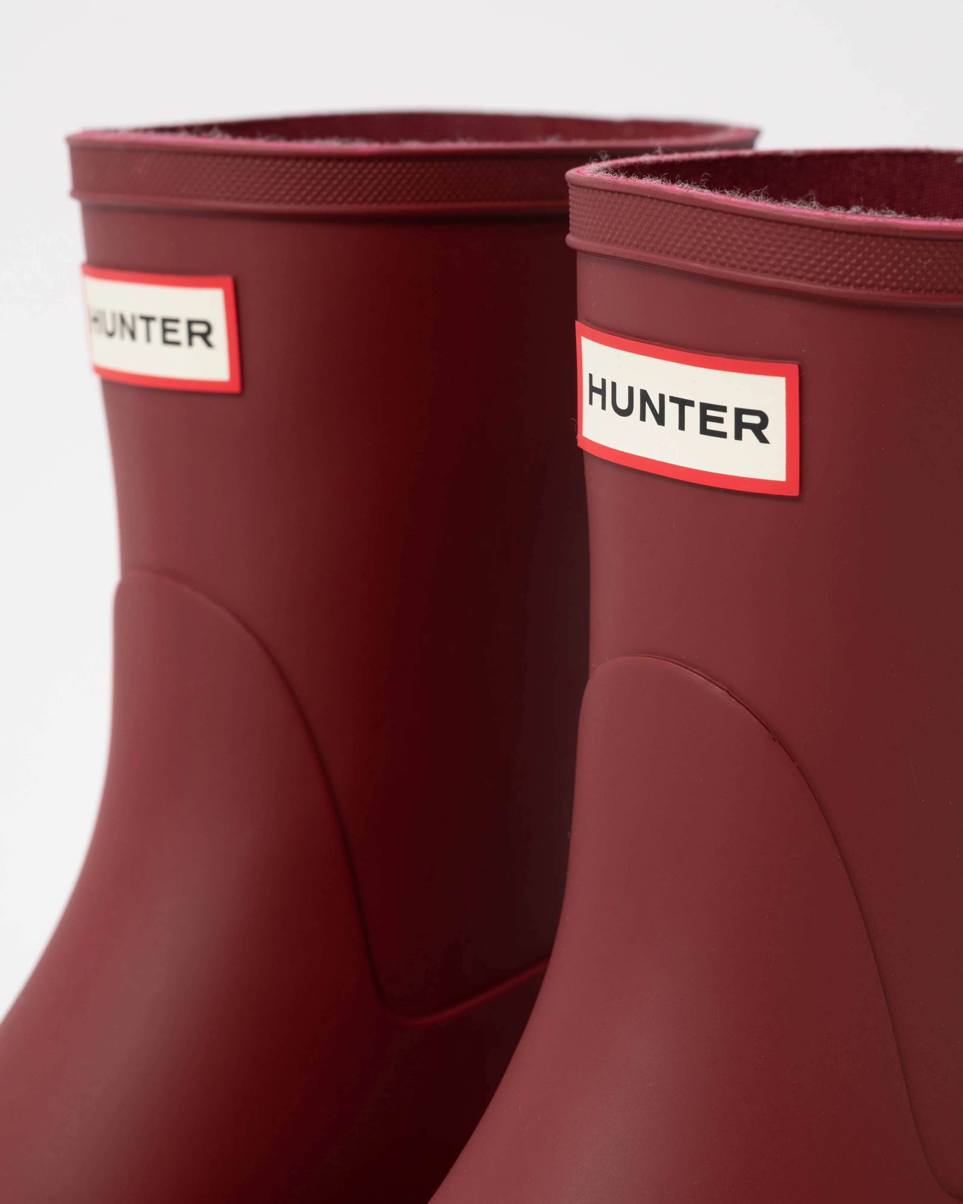 Hunter Unisex Downpour Short Boot - Merlot - Image 5