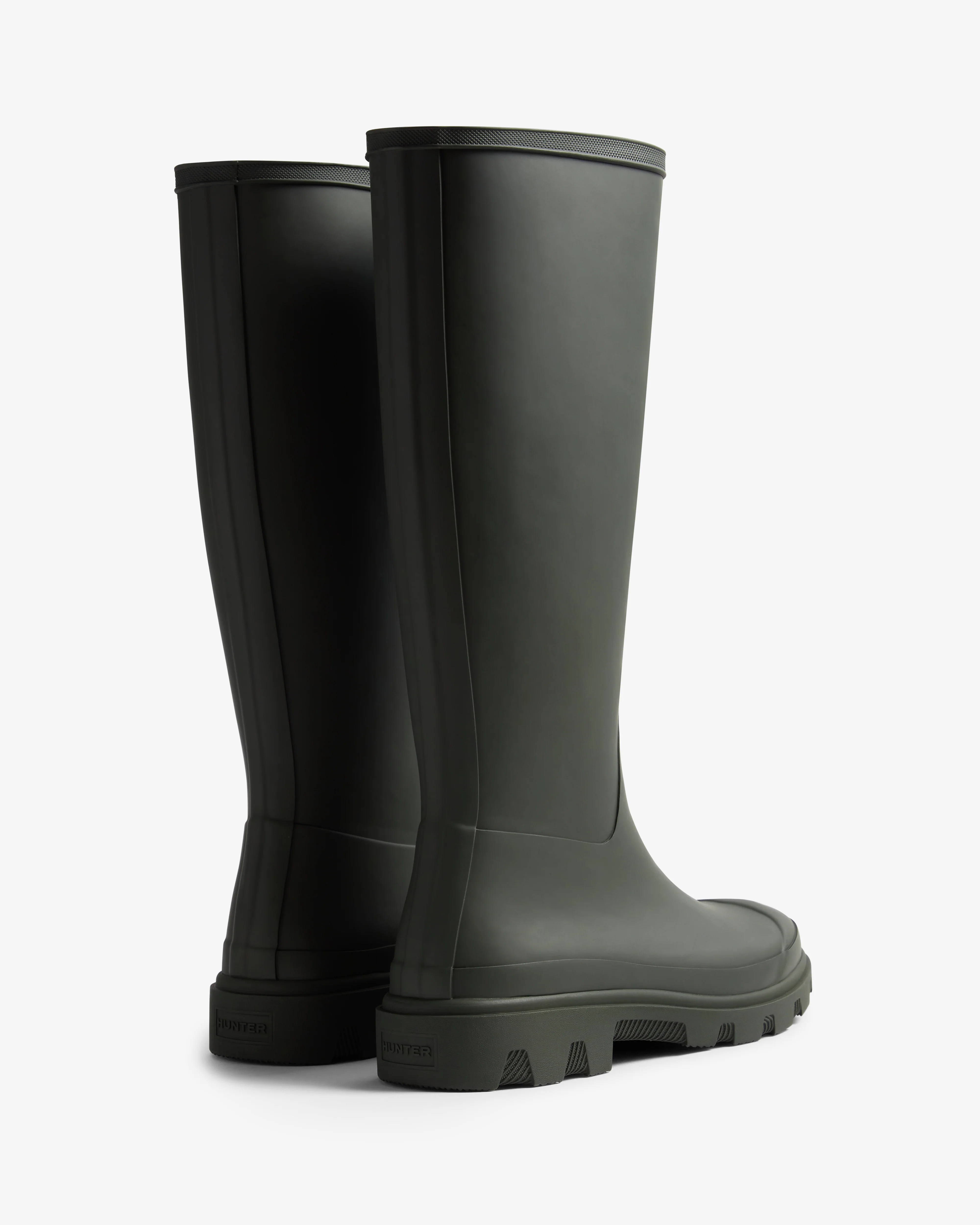 Hunter Unisex Downpour Tall Boot - Dark Olive - Image 3