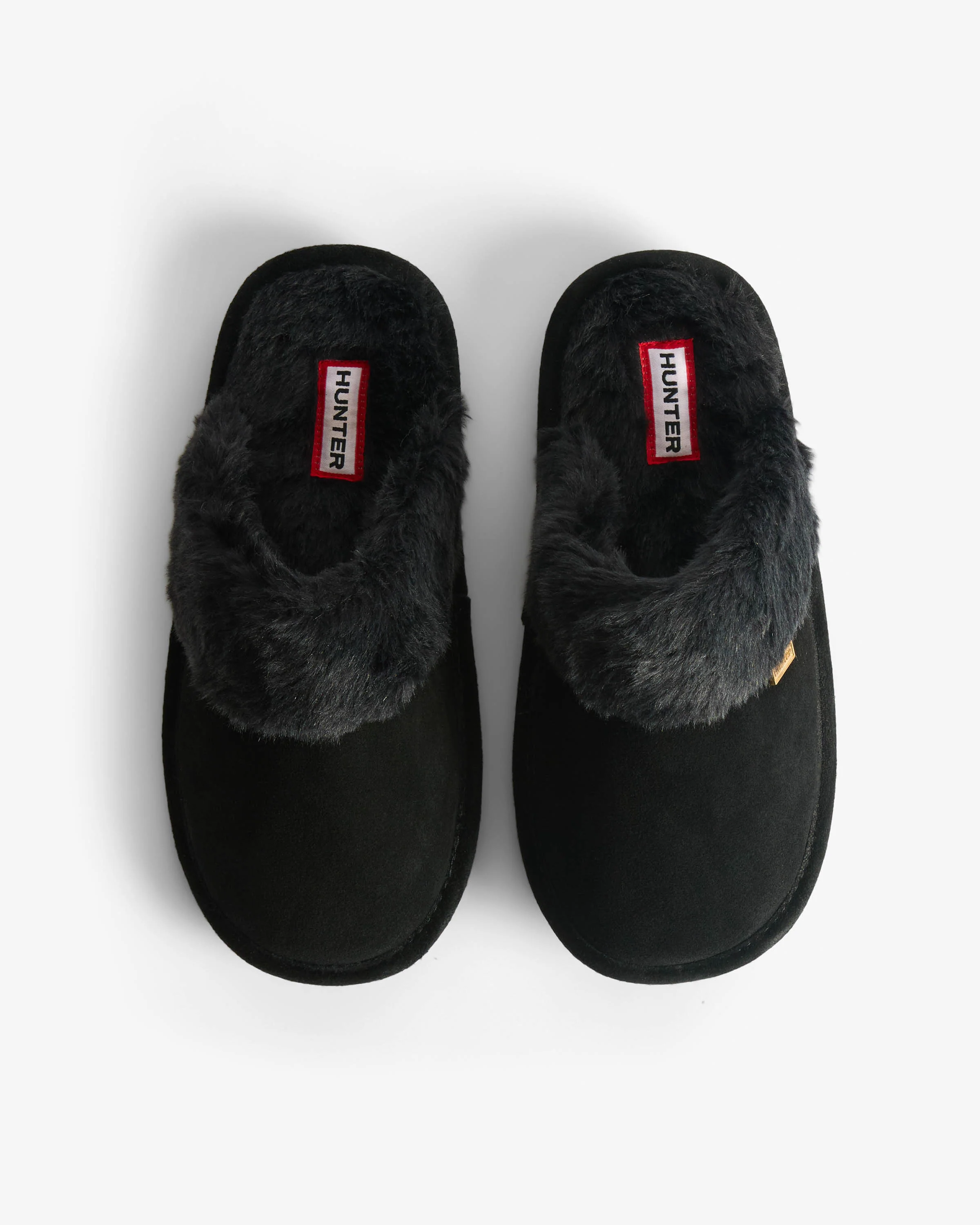 Hunter Womens Mule Slipper - Black - Image 2