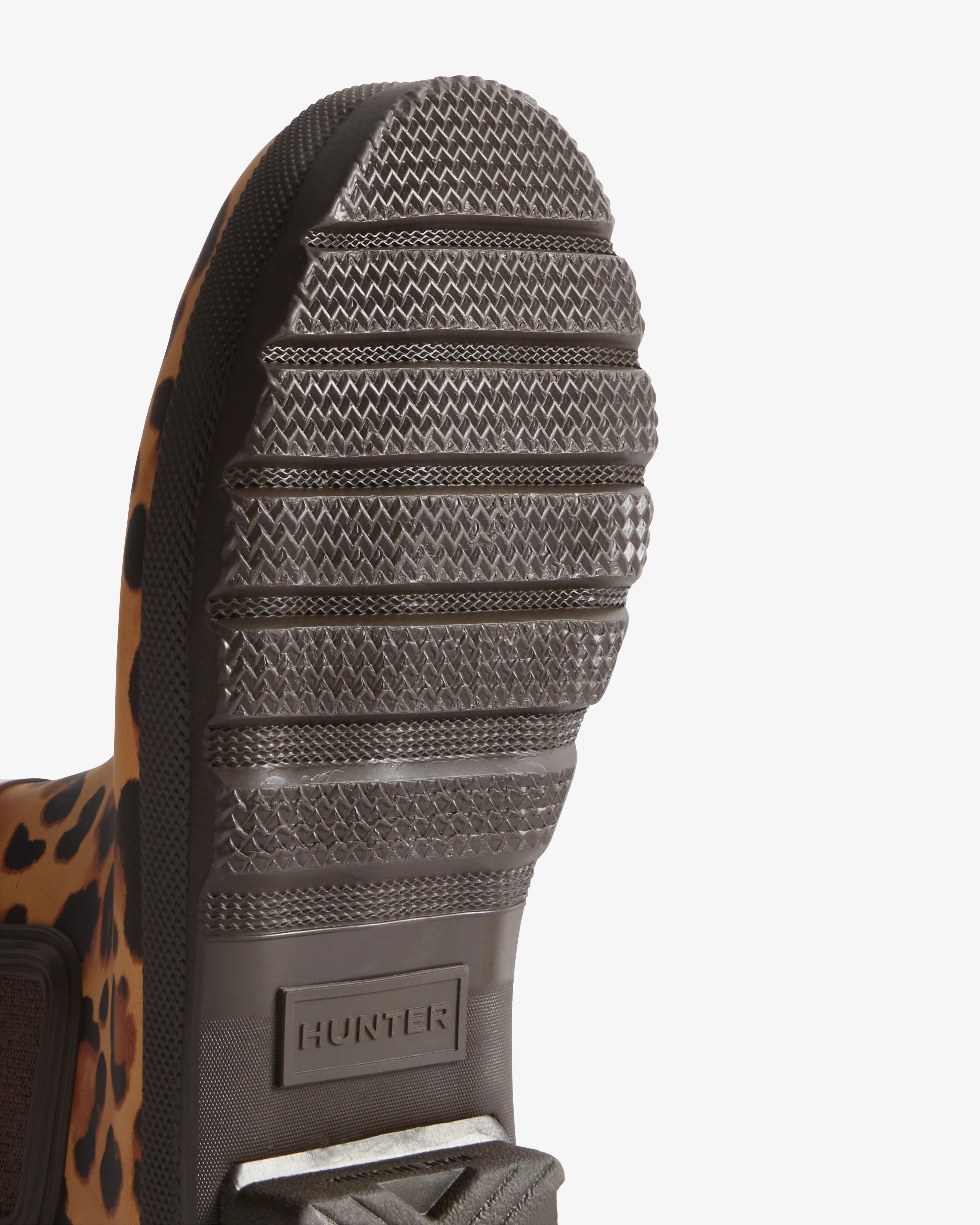 Hunter Womens Original Chelsea Leopard Boot - Leopard Print/Chocolate Brown - Image 4