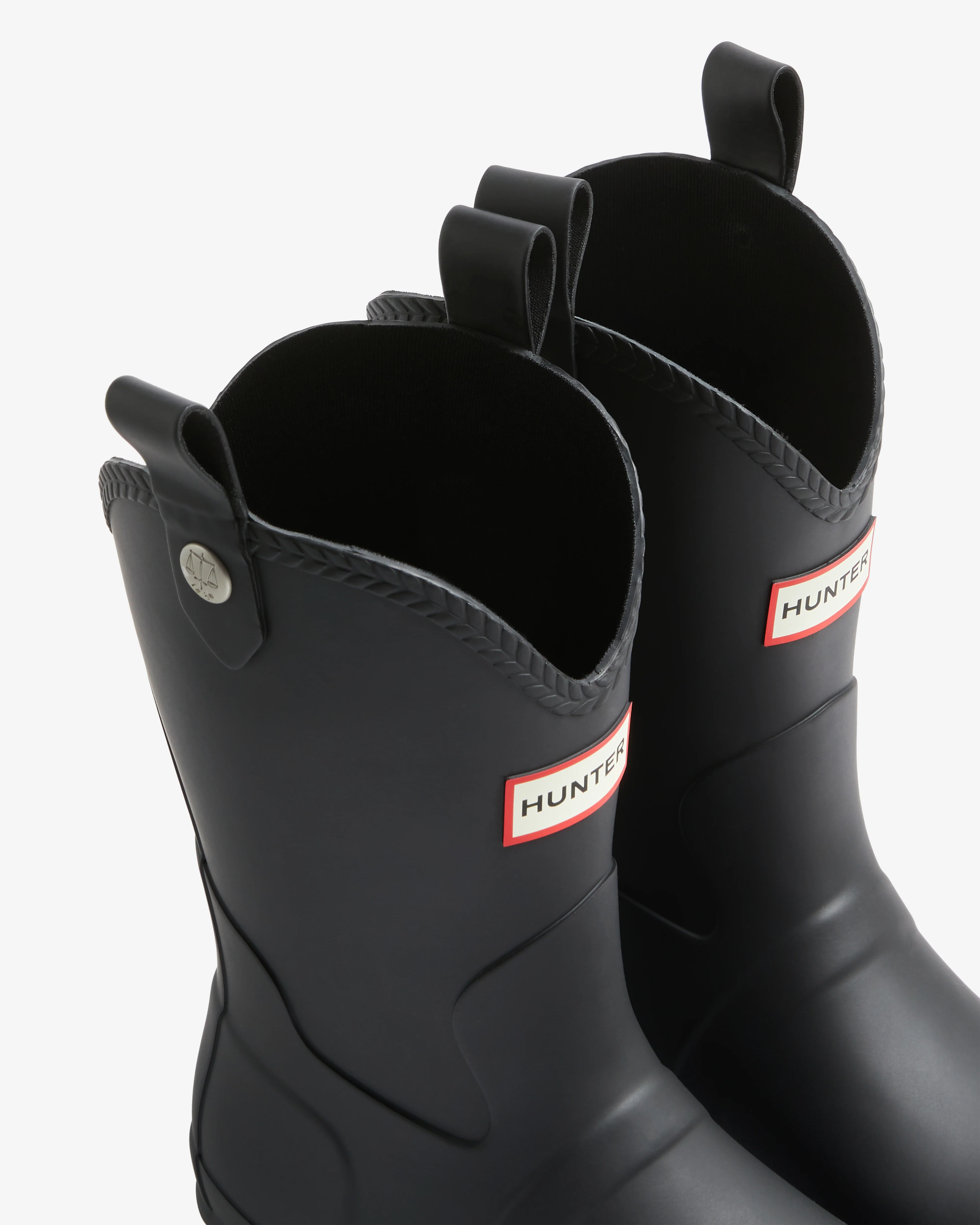 Hunter Womens Original Cowboy Boot Wellies - Black - Image 5