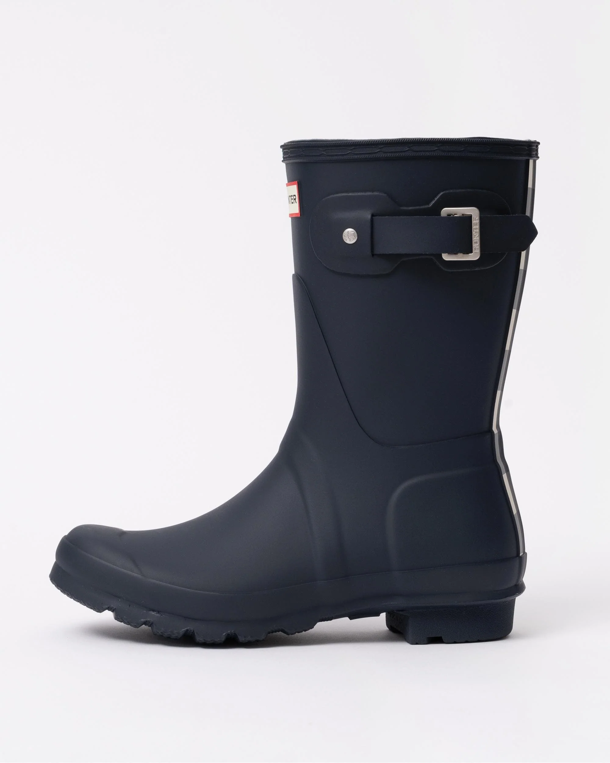 Hunter Womens Original Short Gingham Boot - Image 4