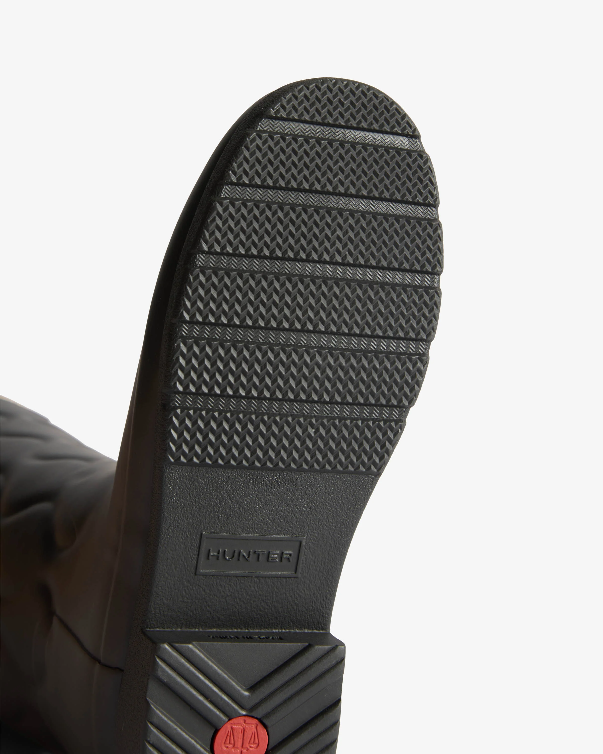 Hunter Womens Originals Refined Tall Onion Quilt Boots - Black - Image 4