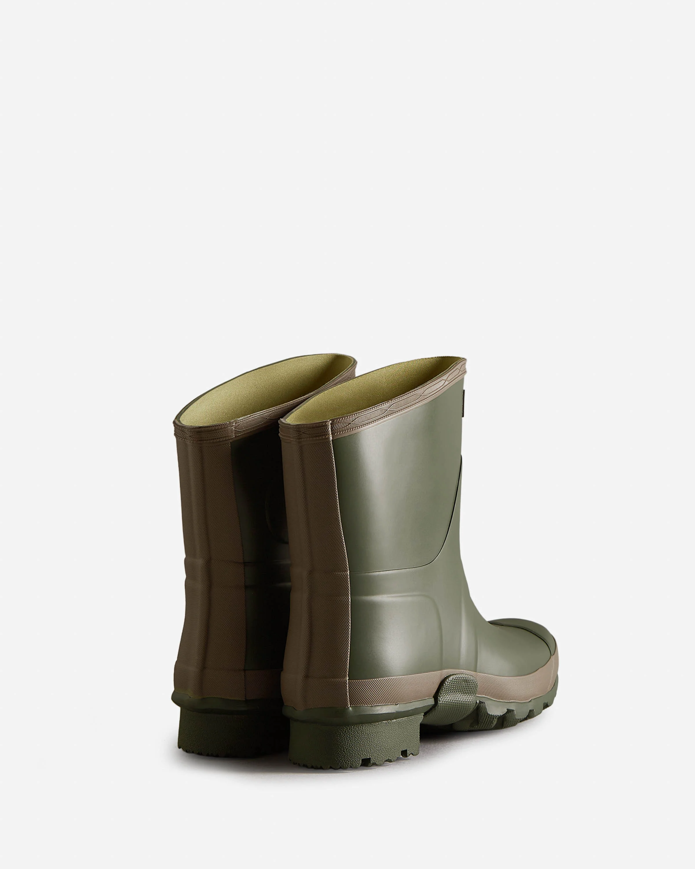Hunter Womens Short Gardener Boot - Dark Olive/Clay - Image 3