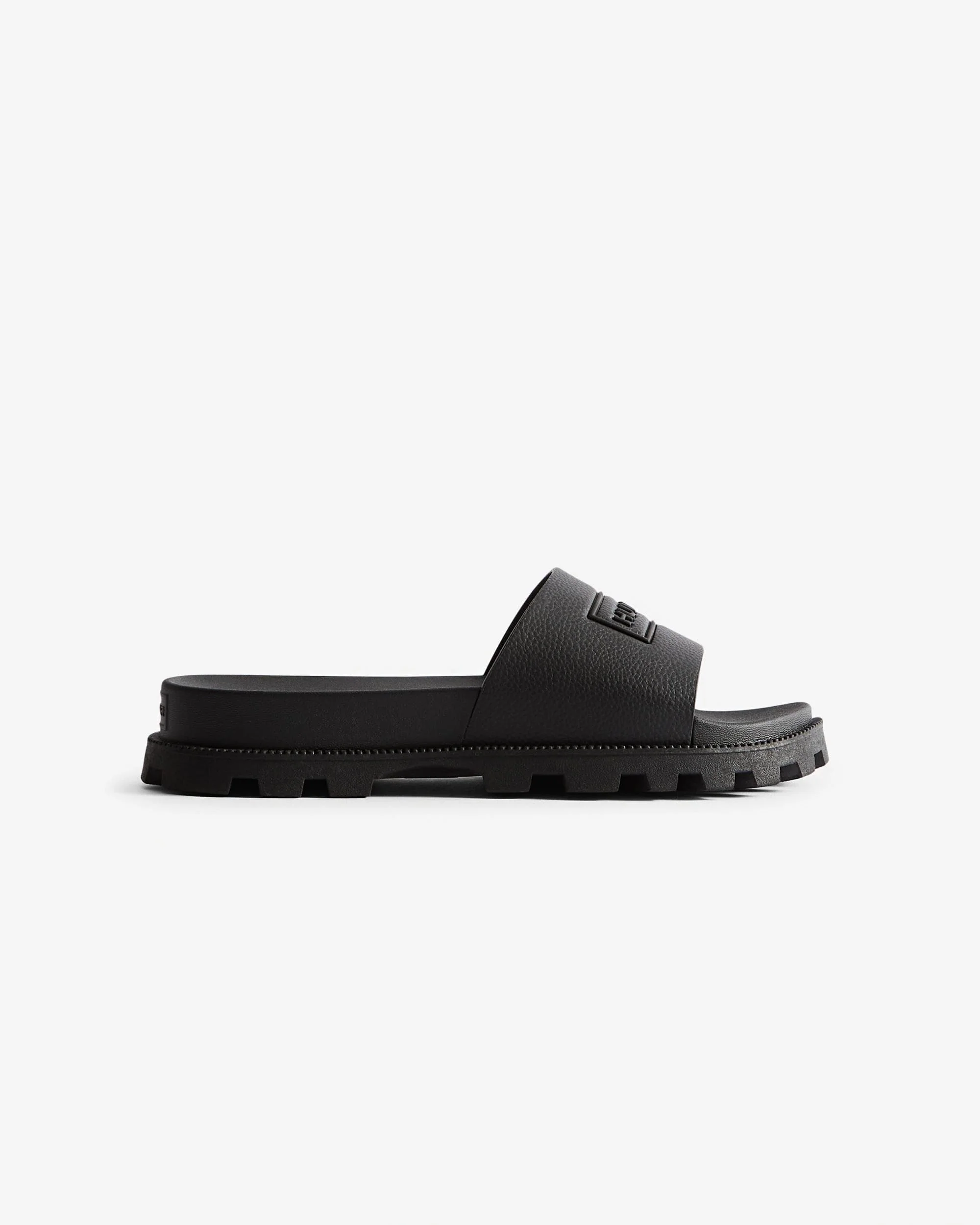 Hunter Womens Vegan Synthetic Slider Black - Image 2