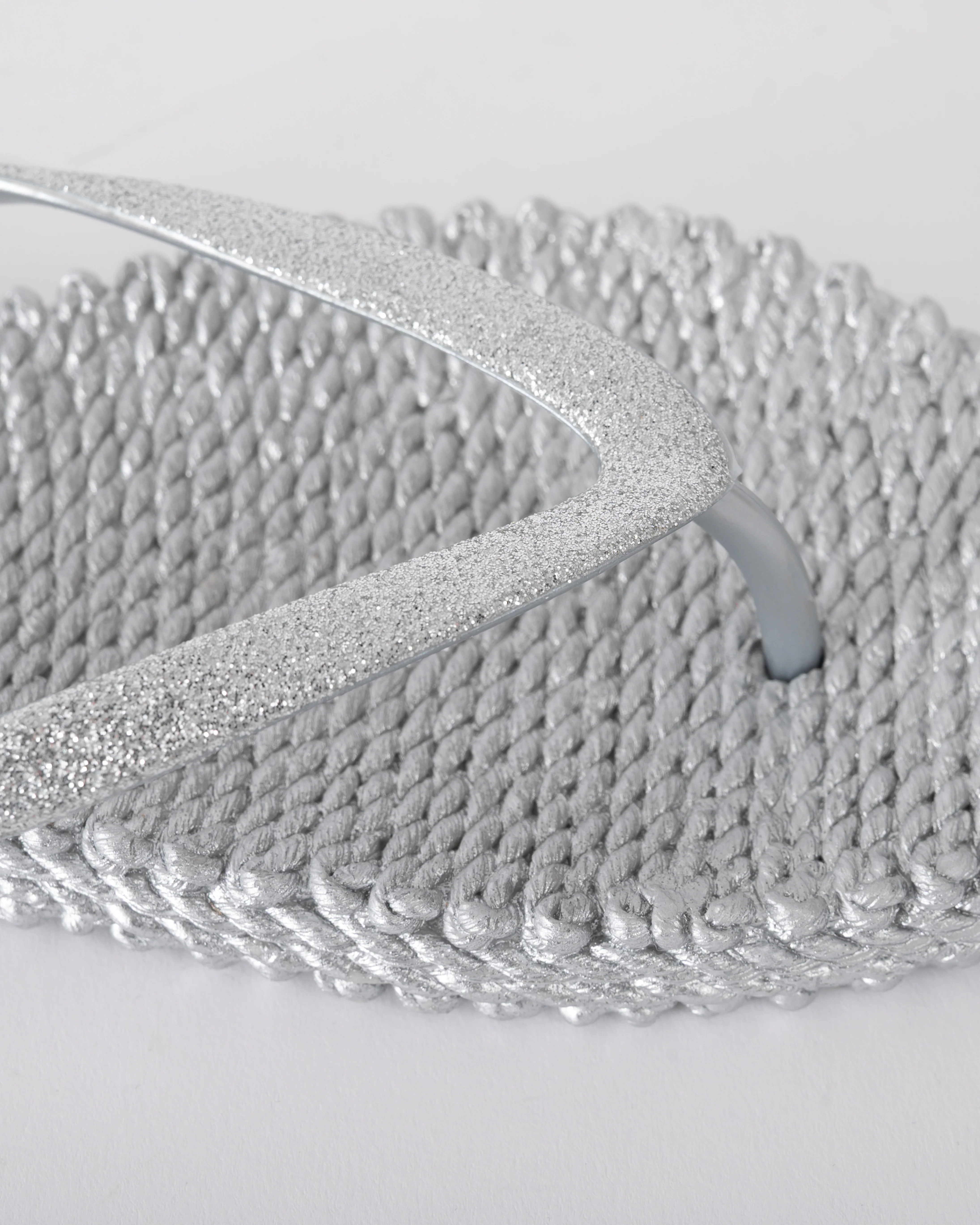 Ilse Jacobsen Cheerful Glitter Womens Flip Flops - Silver 710 - Image 2