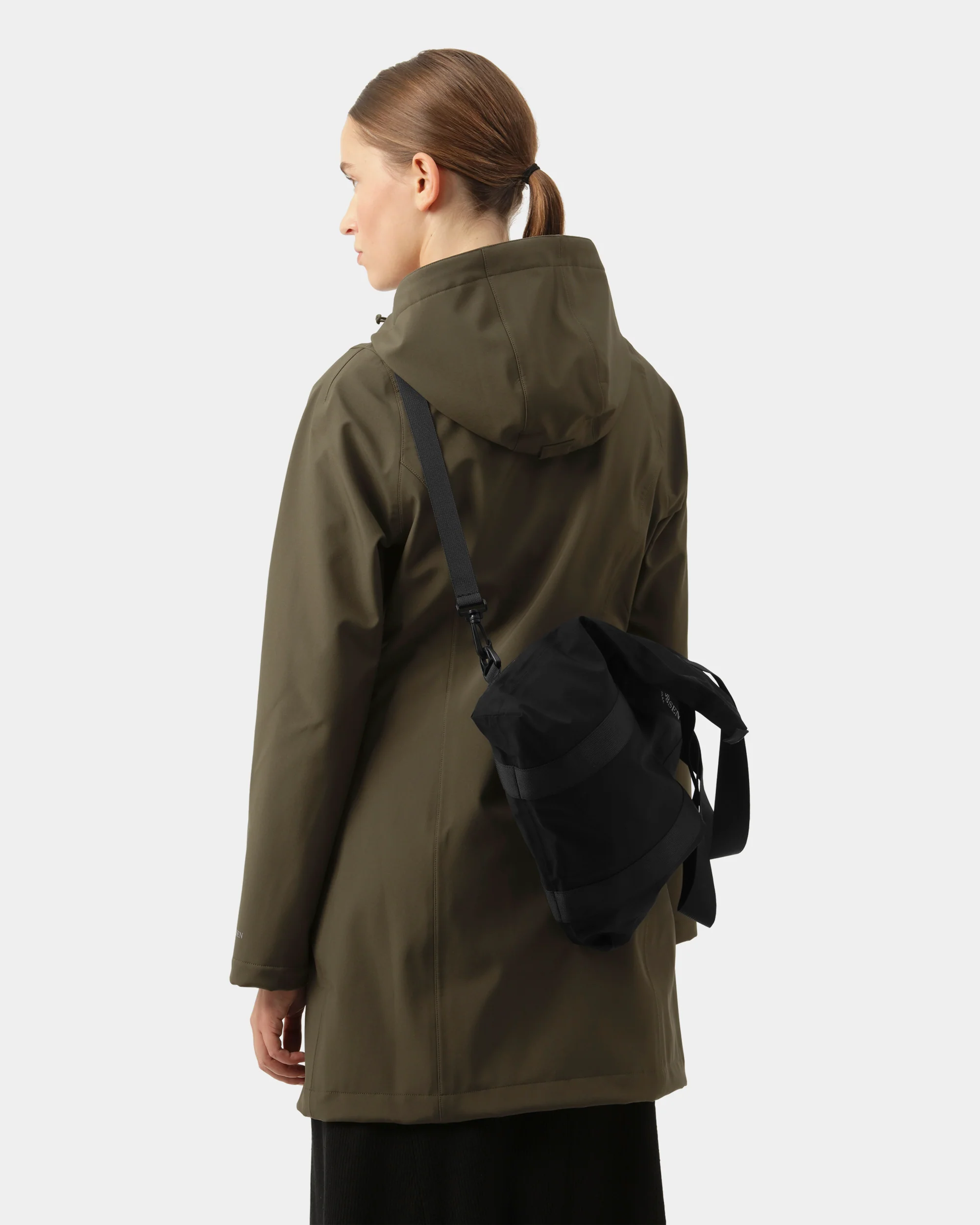 Ilse Jacobsen Daybreak Womens Softshell Raincoat - Army 410 - Image 3