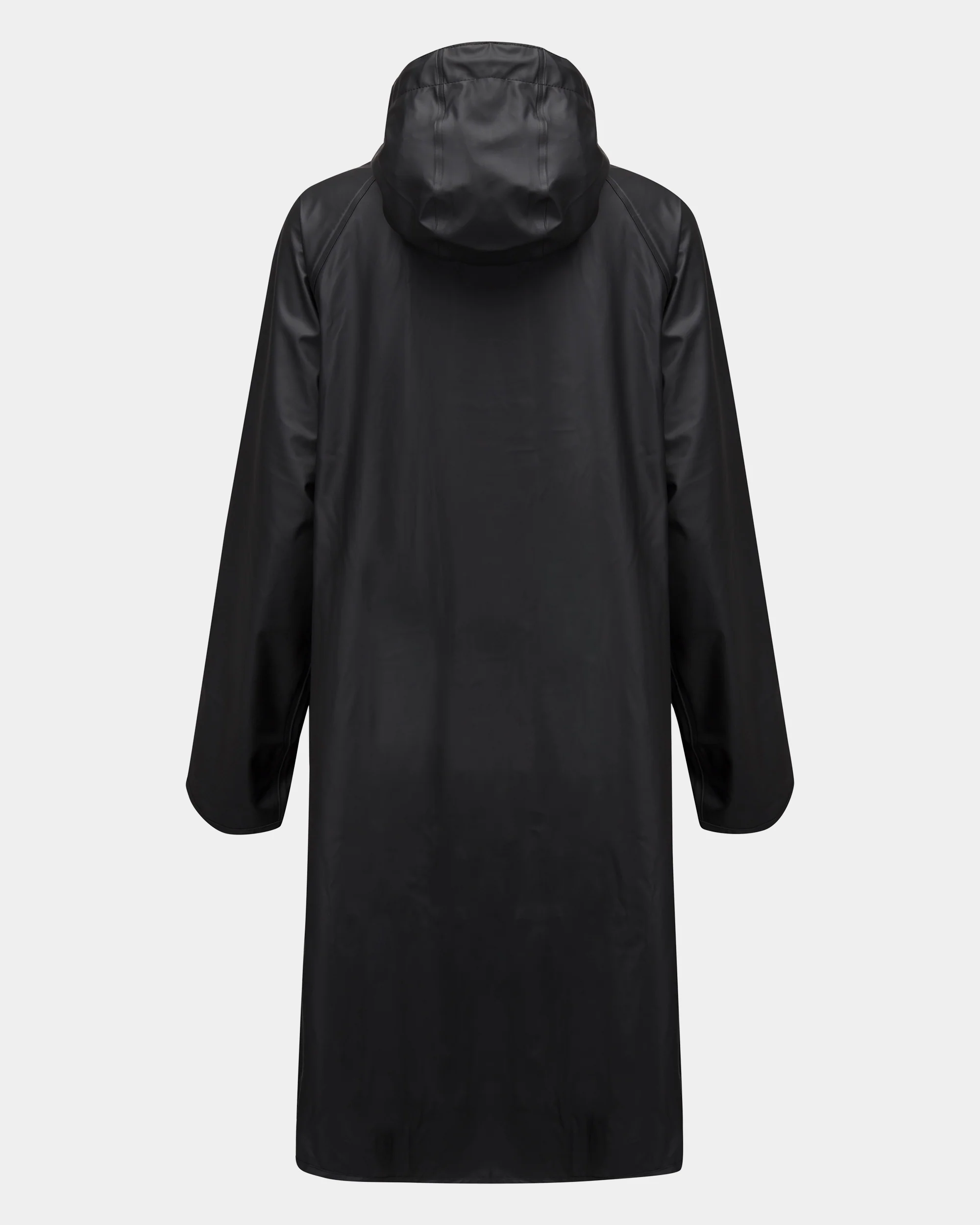 Ilse Jacobsen Rain Womens A-Line Rubberised Raincoat - Black 001 - Image 6