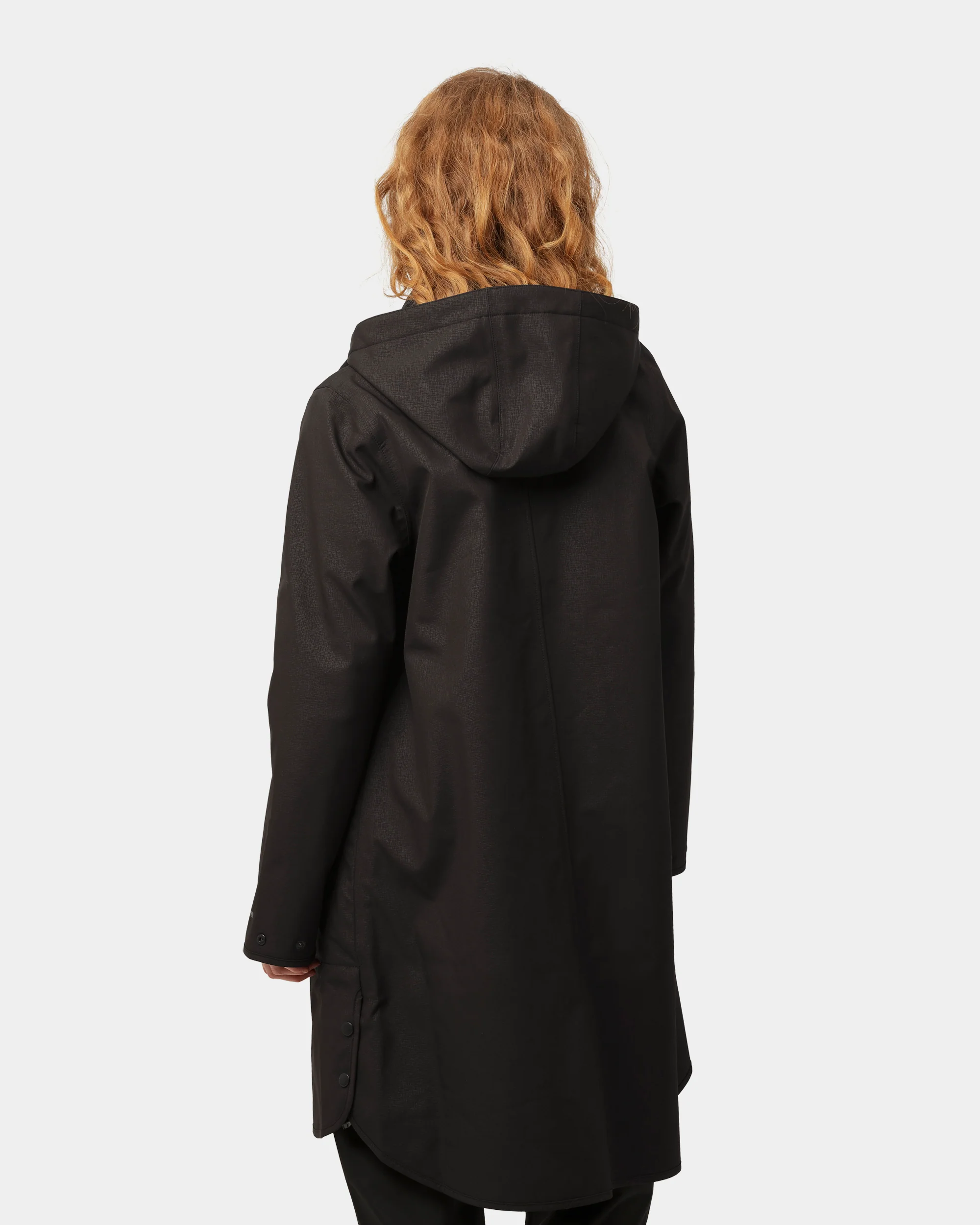 Ilse Jacobsen Rain Womens A-Line Softshell Raincoat - Black 001 - Image 6