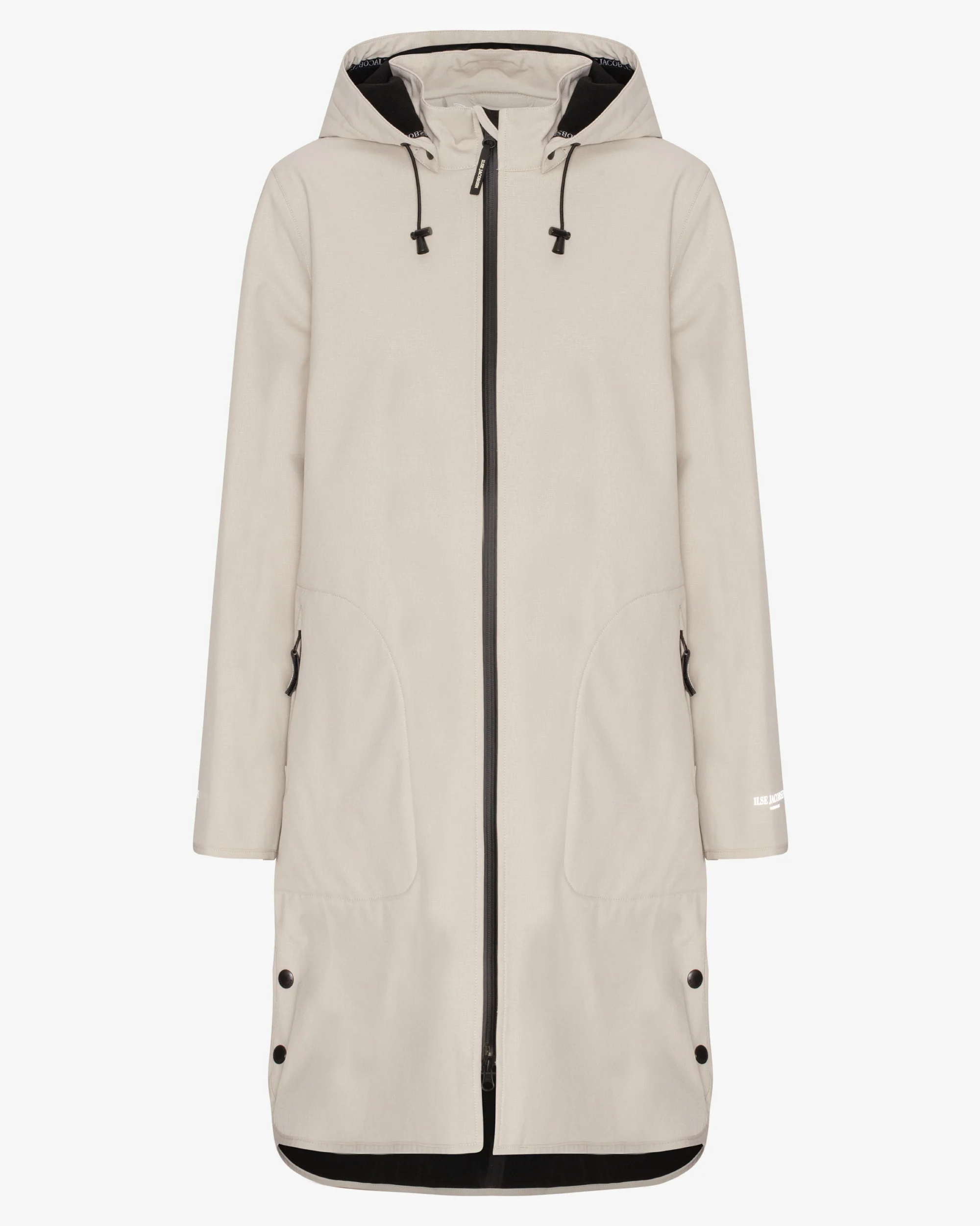Ilse Jacobsen Rain Womens A-Line Softshell Raincoat - Chateau Gray 029 - Image 5