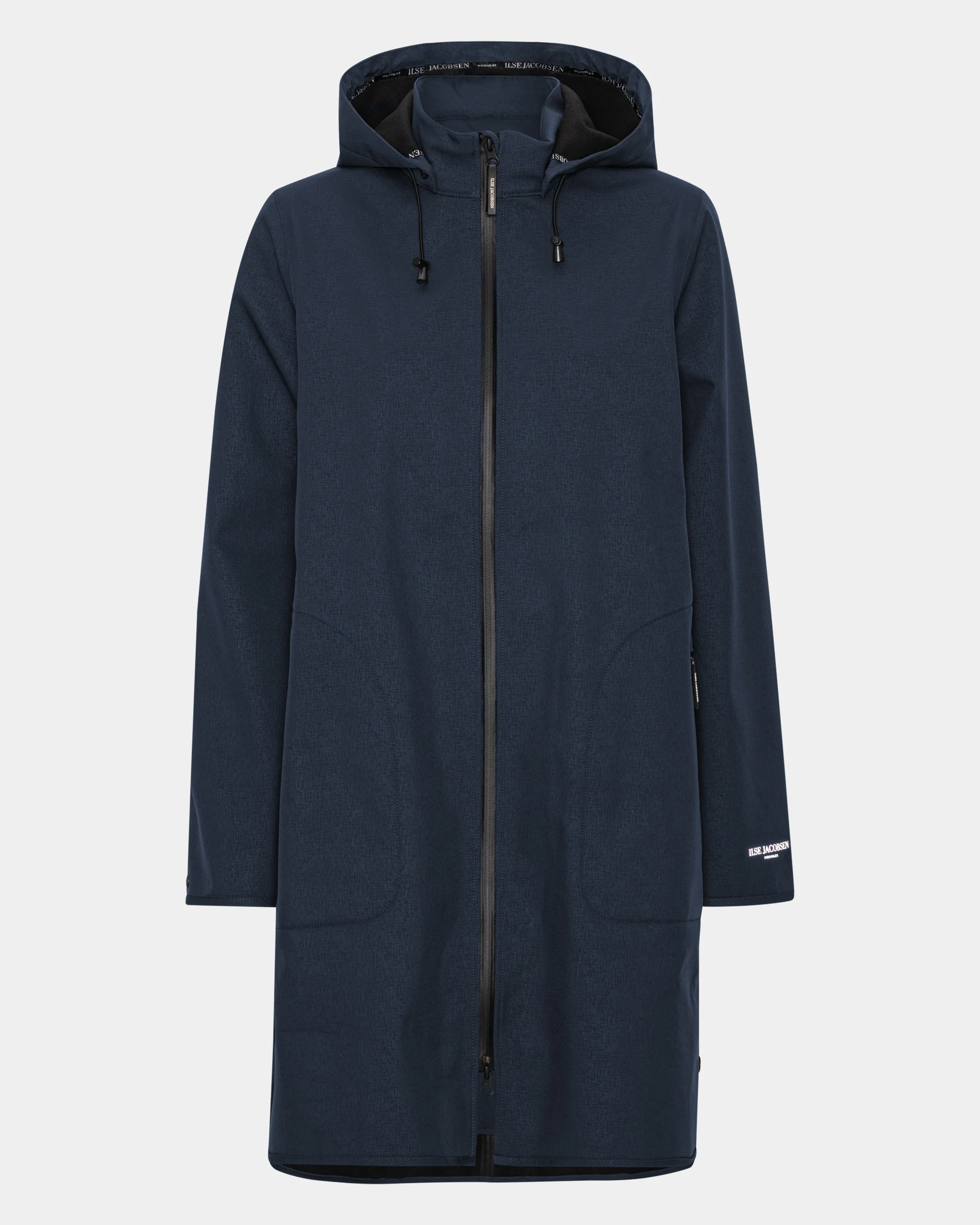 Ilse Jacobsen Rain Womens A-Line Softshell Raincoat - Dark Indigo 660 - Image 5