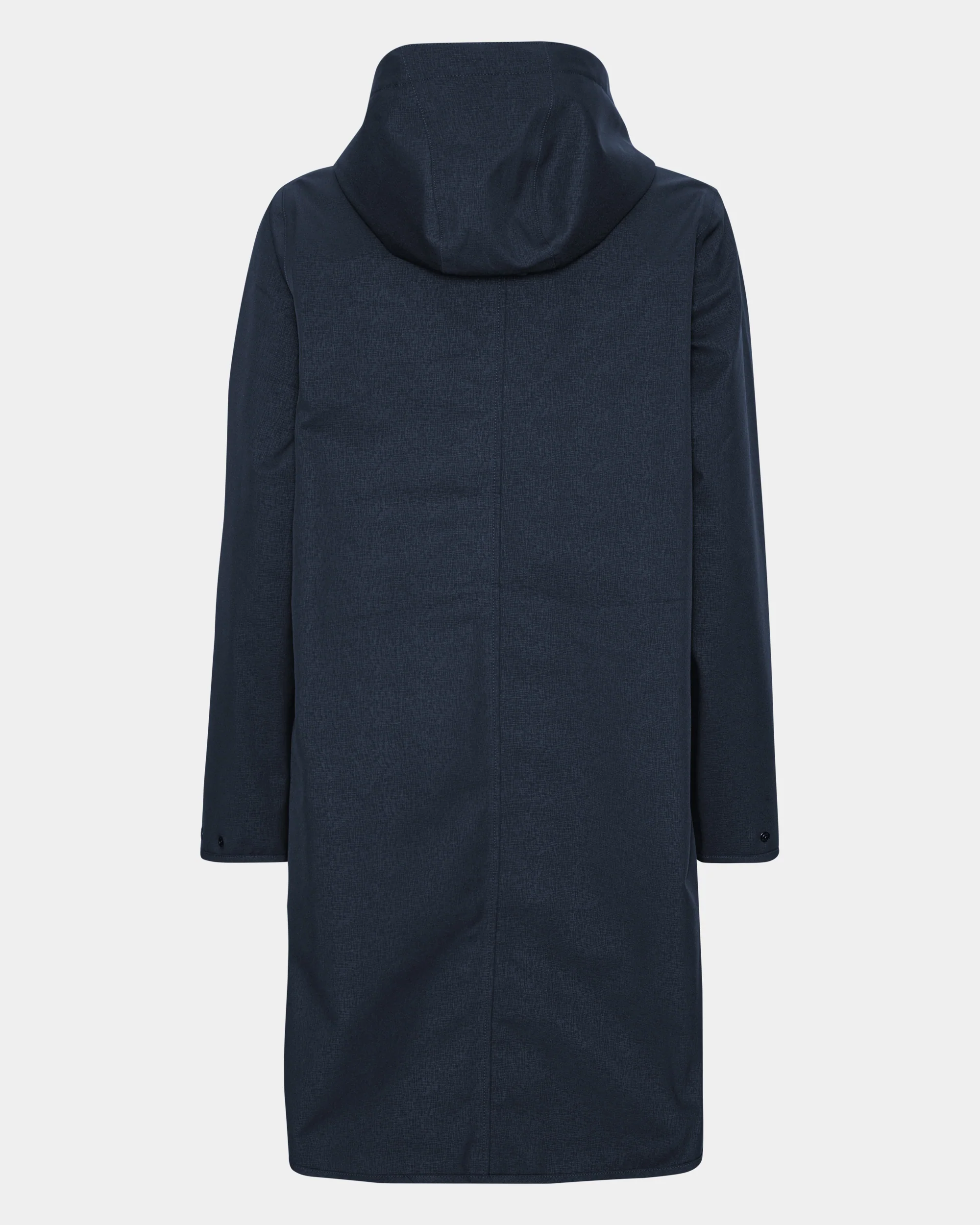 Ilse Jacobsen Rain Womens A-Line Softshell Raincoat - Dark Indigo 660 - Image 6