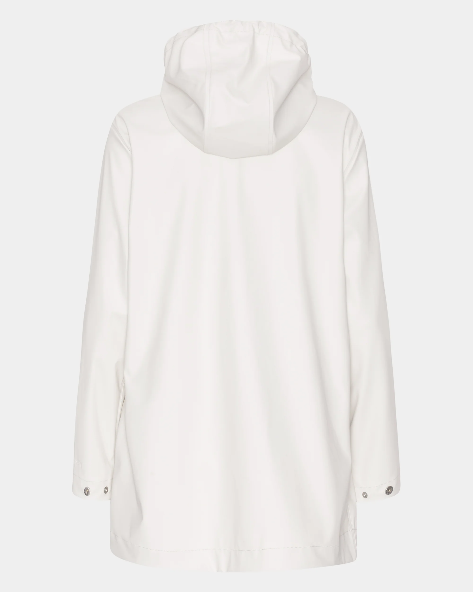 Ilse Jacobsen Rain Womens Short Rubberised Raincoat - Milk Creme 121 - Image 7