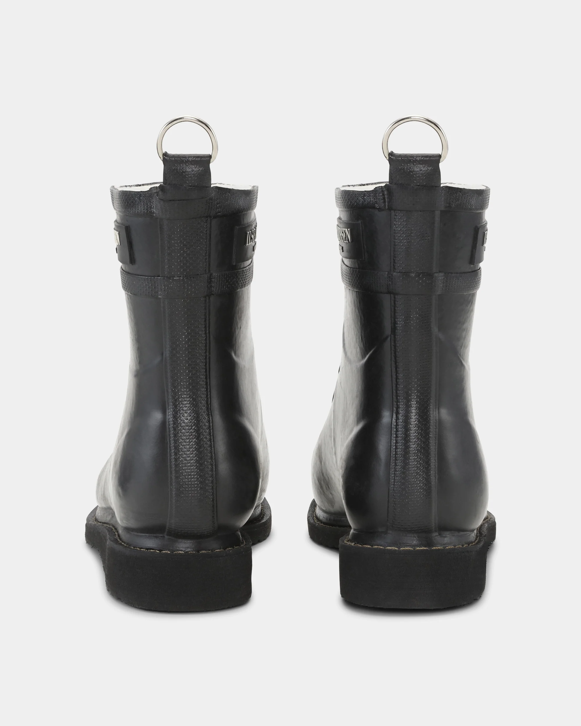 Ilse Jacobsen Rub Womens Laced Short Rubber Boots - Black 001 - Image 7