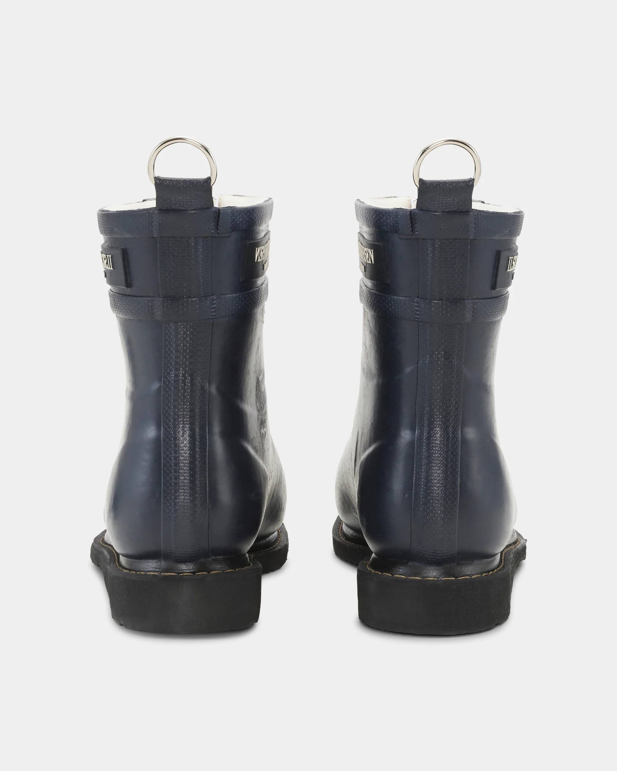Ilse Jacobsen Rub Womens Laced Short Rubber Boots - Dark Indigo 660 - Image 7
