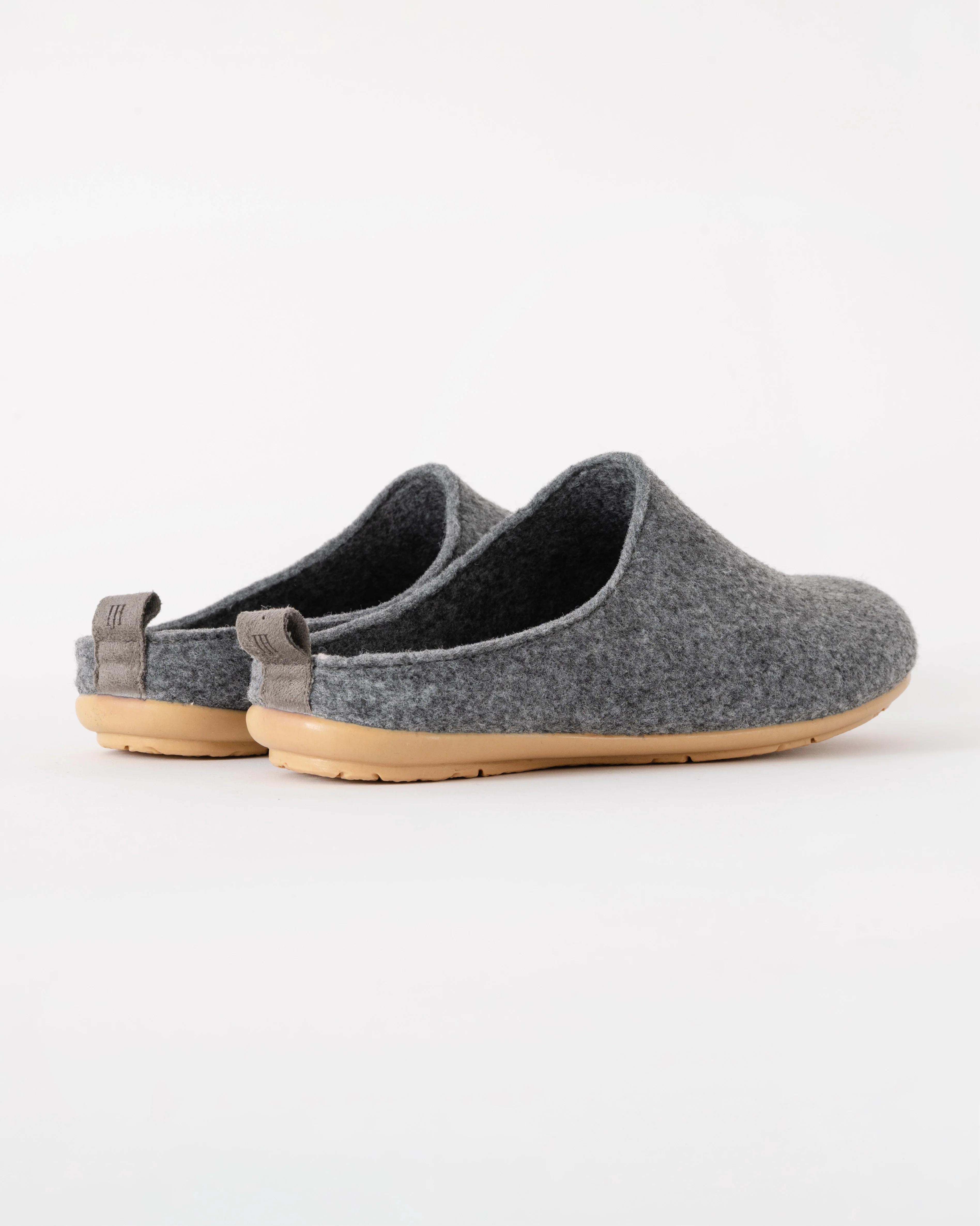 Ilse Jacobsen Snippy Womens Felt Slippers - Grey Wheat - Image 3