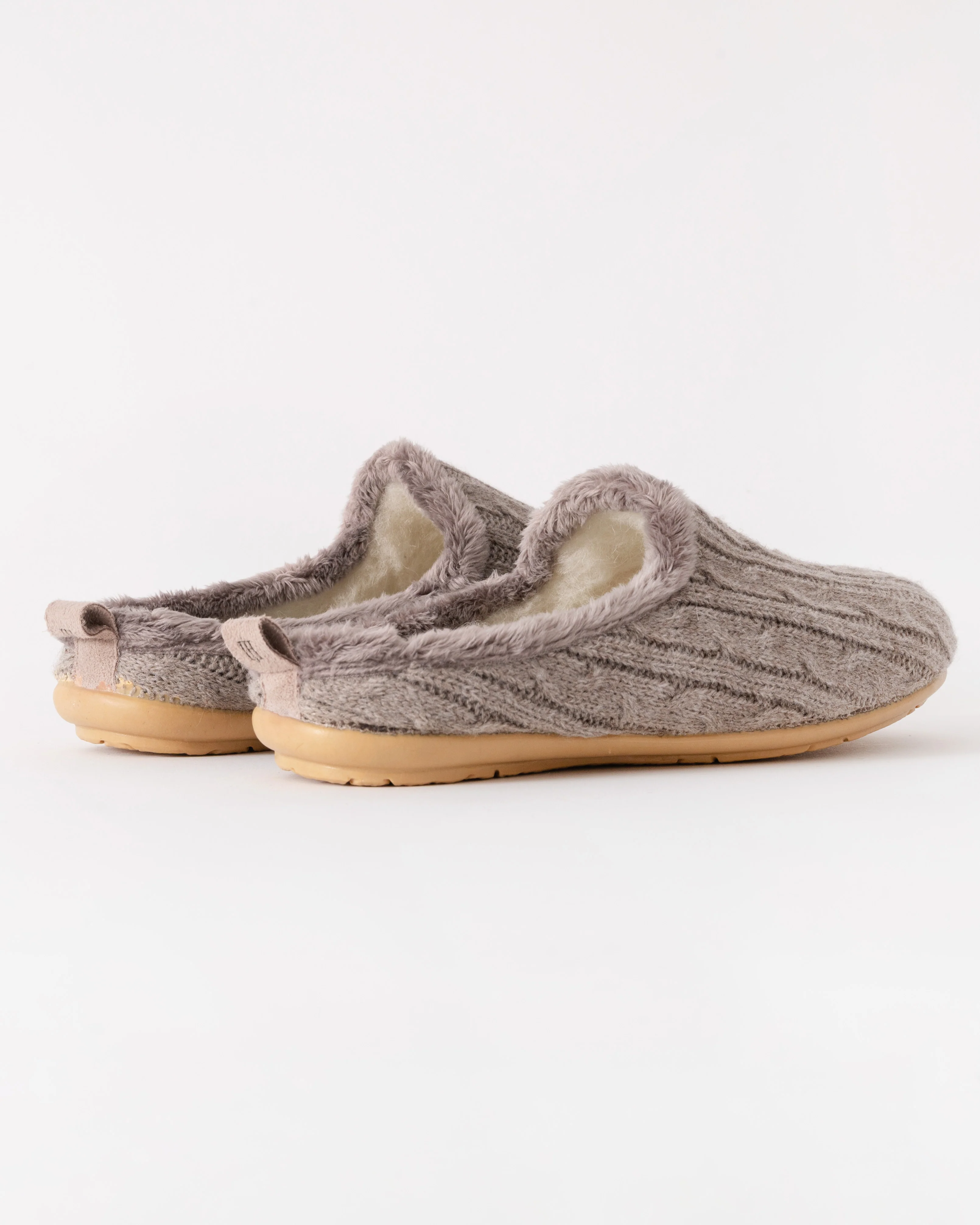 Ilse Jacobsen Snippy Womens Knit Slippers - Atmosphere Wheat - Image 3