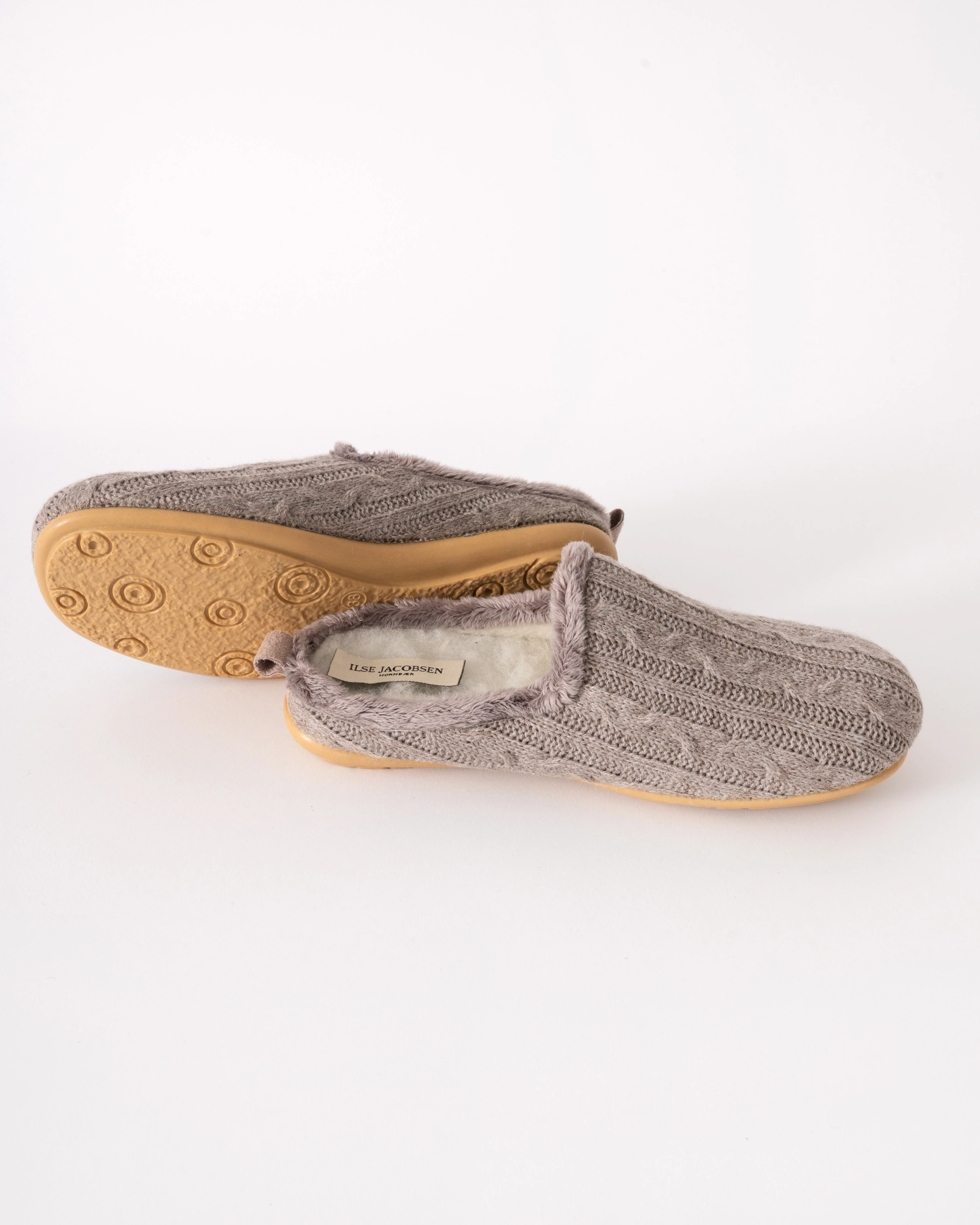 Ilse Jacobsen Snippy Womens Knit Slippers - Atmosphere Wheat - Image 4
