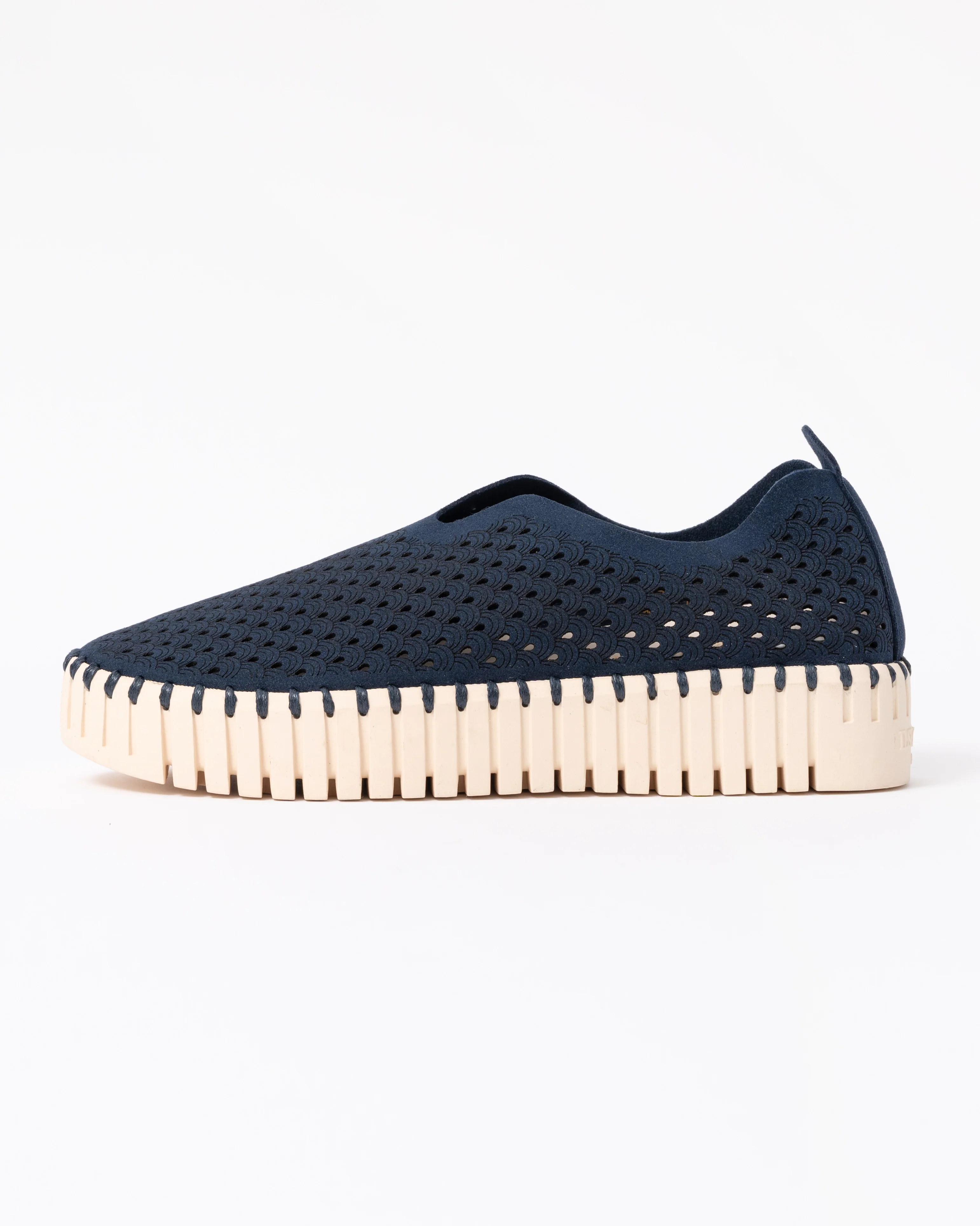 Ilse Jacobsen Tulip Slip-In Womens Platform Shoes - Dark Indigo 660 - Image 2