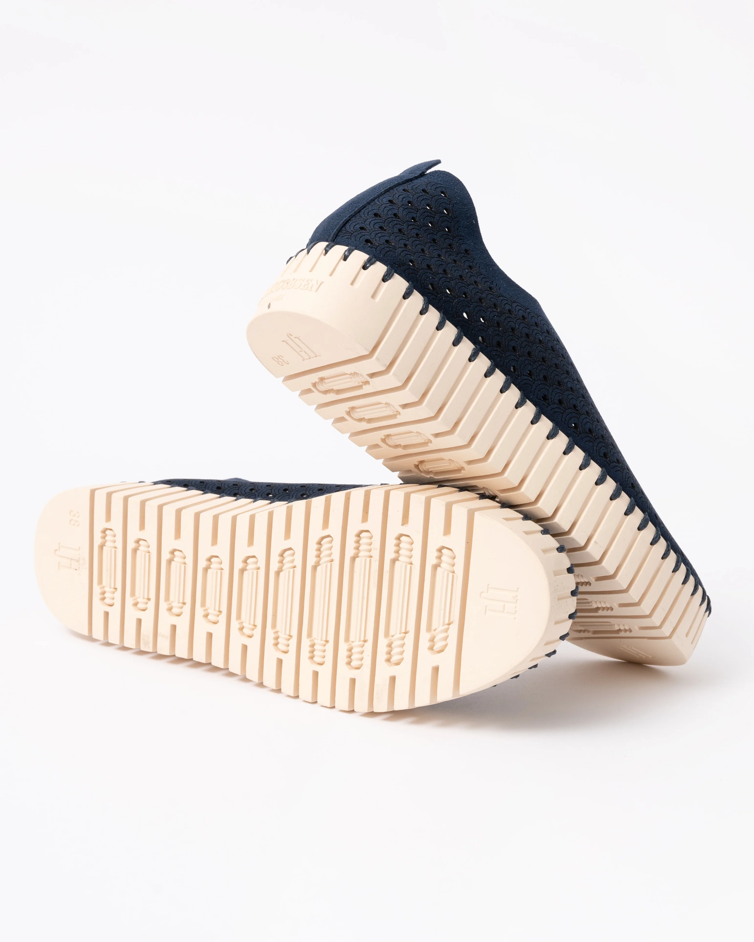 Ilse Jacobsen Tulip Slip-In Womens Platform Shoes - Dark Indigo 660 - Image 4