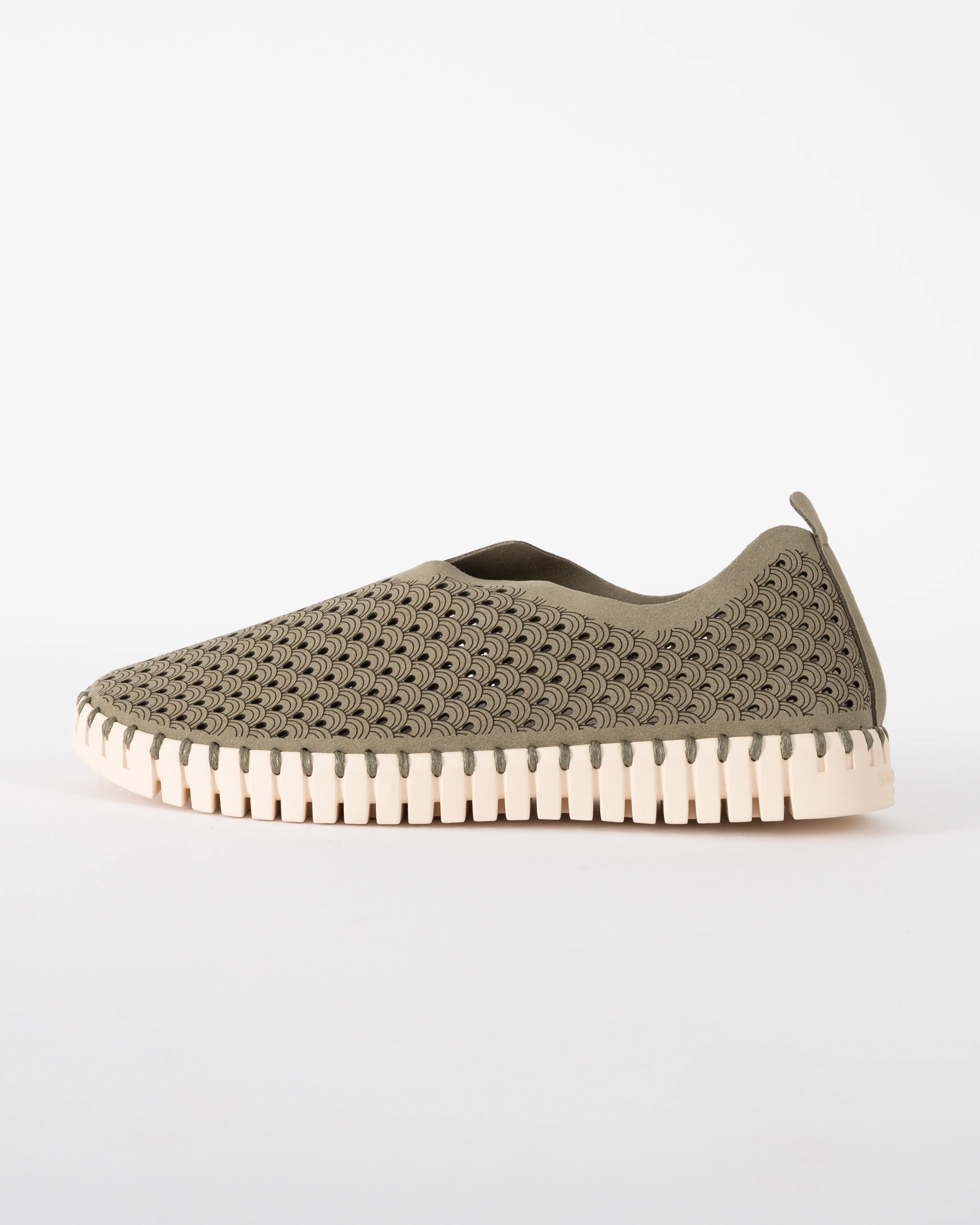 Ilse Jacobsen Tulip Slip-In Womens Shoes - Army 410 - Image 5