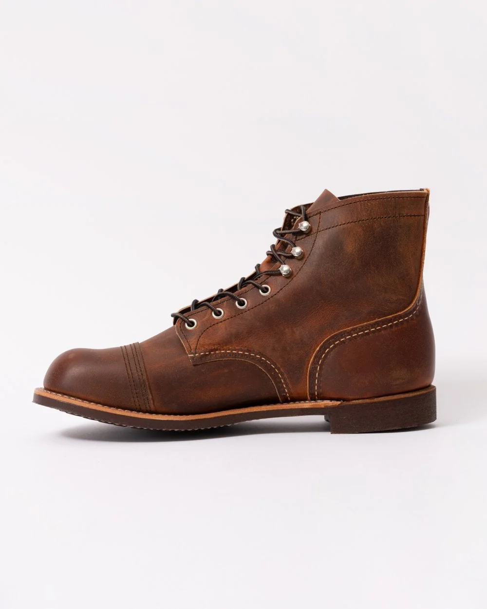 Red Wing Iron Ranger Mens Boot - Copper Rough & Tough - Image 2