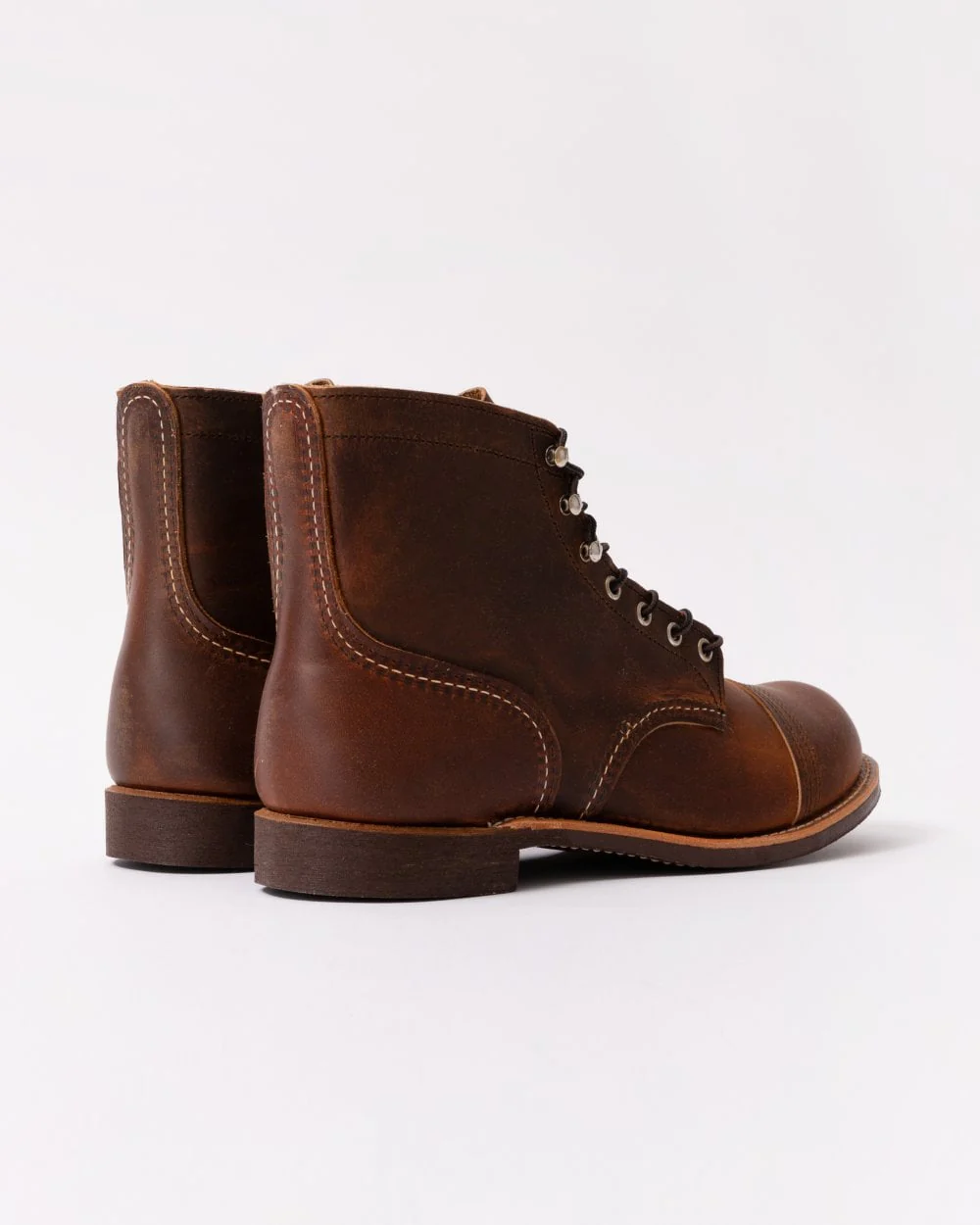 Red Wing Iron Ranger Mens Boot - Copper Rough & Tough - Image 3