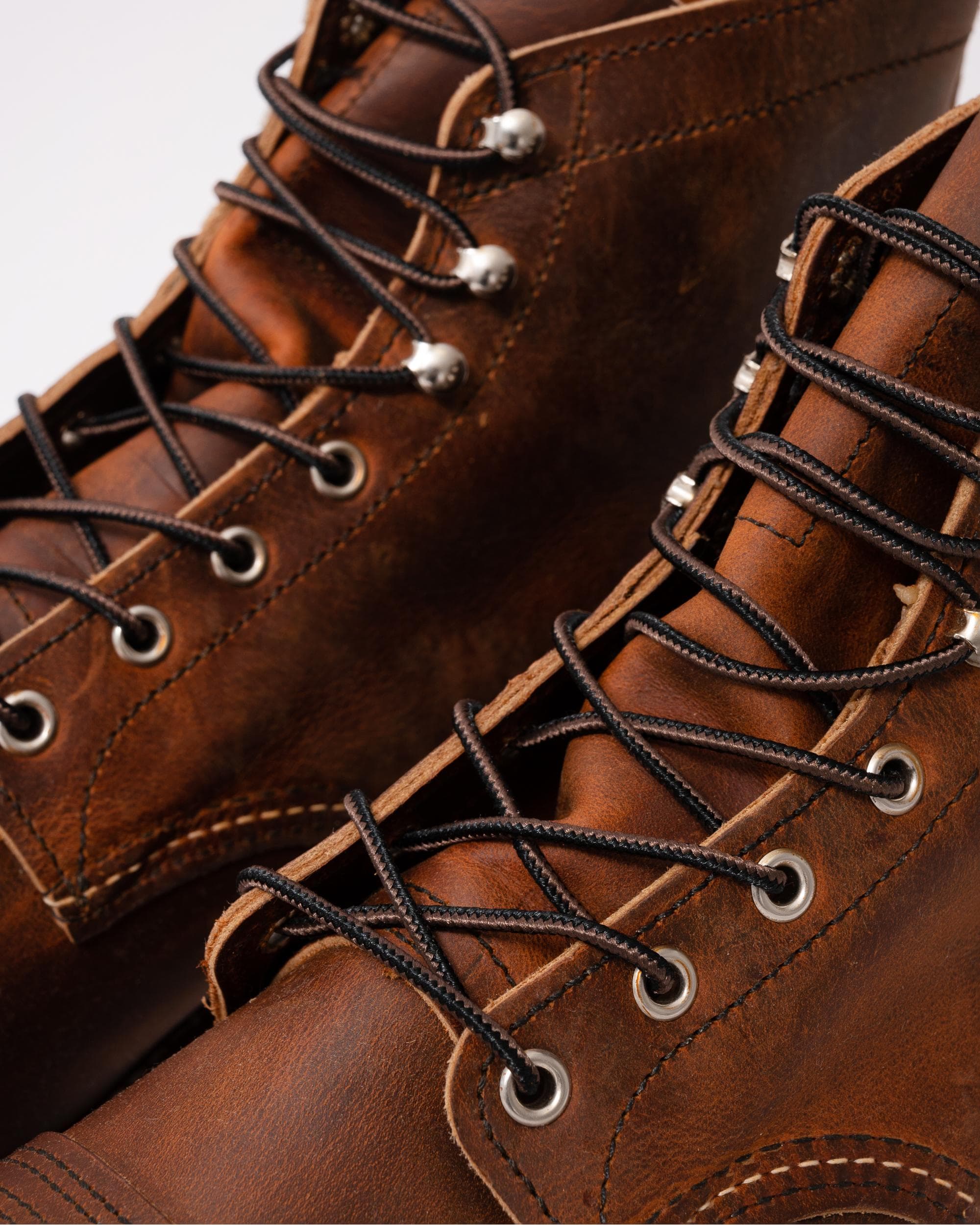 Red Wing Iron Ranger Mens Boot - Copper Rough & Tough - Image 4