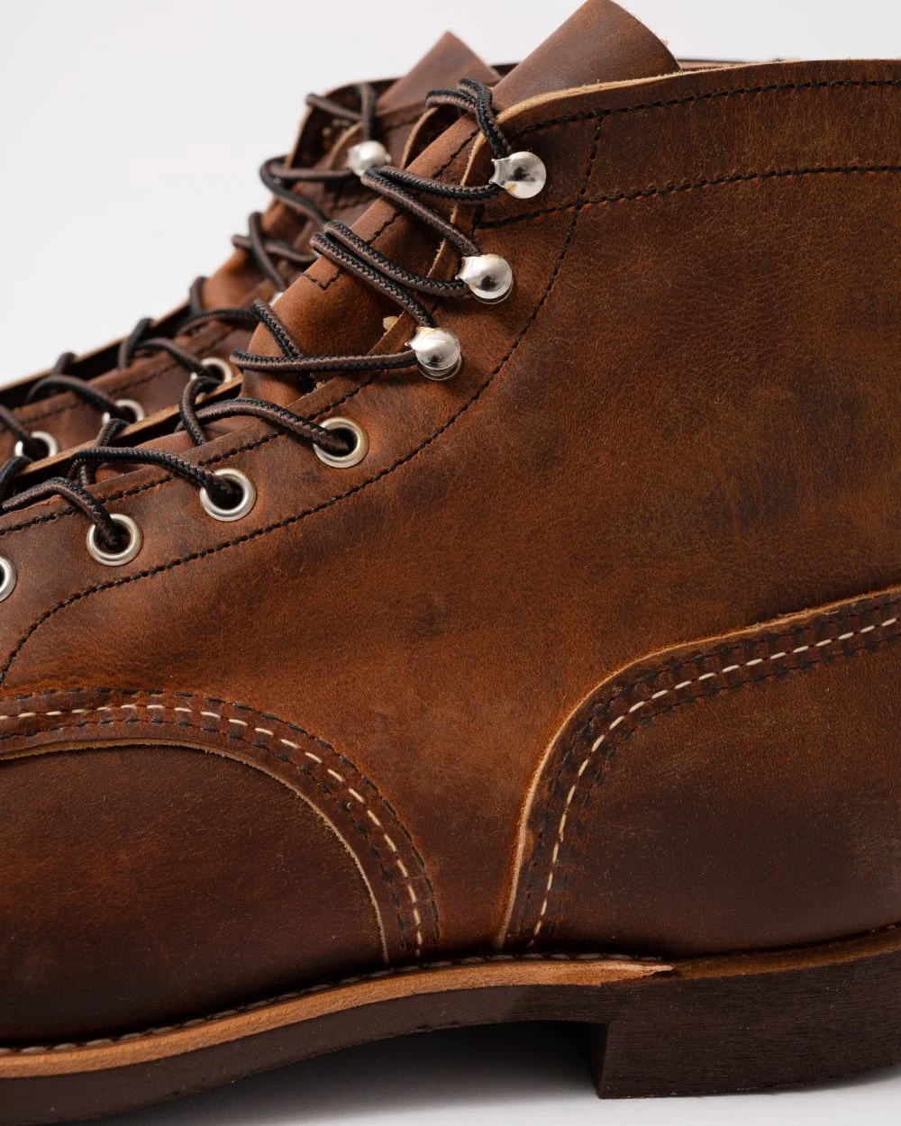 Red Wing Iron Ranger Mens Boot - Copper Rough & Tough - Image 5
