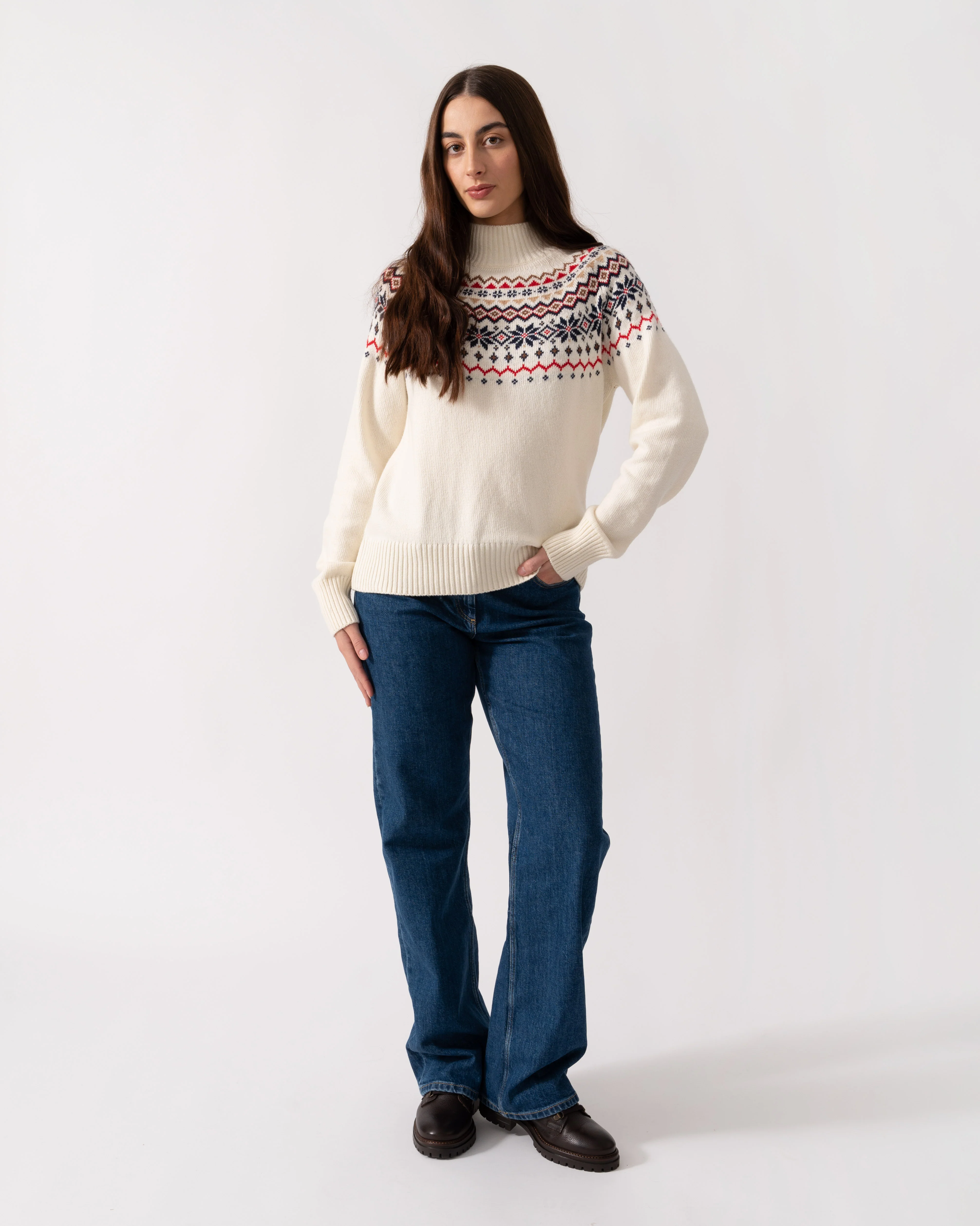 Joules Alba Womens Jumper - Cream - Image 2