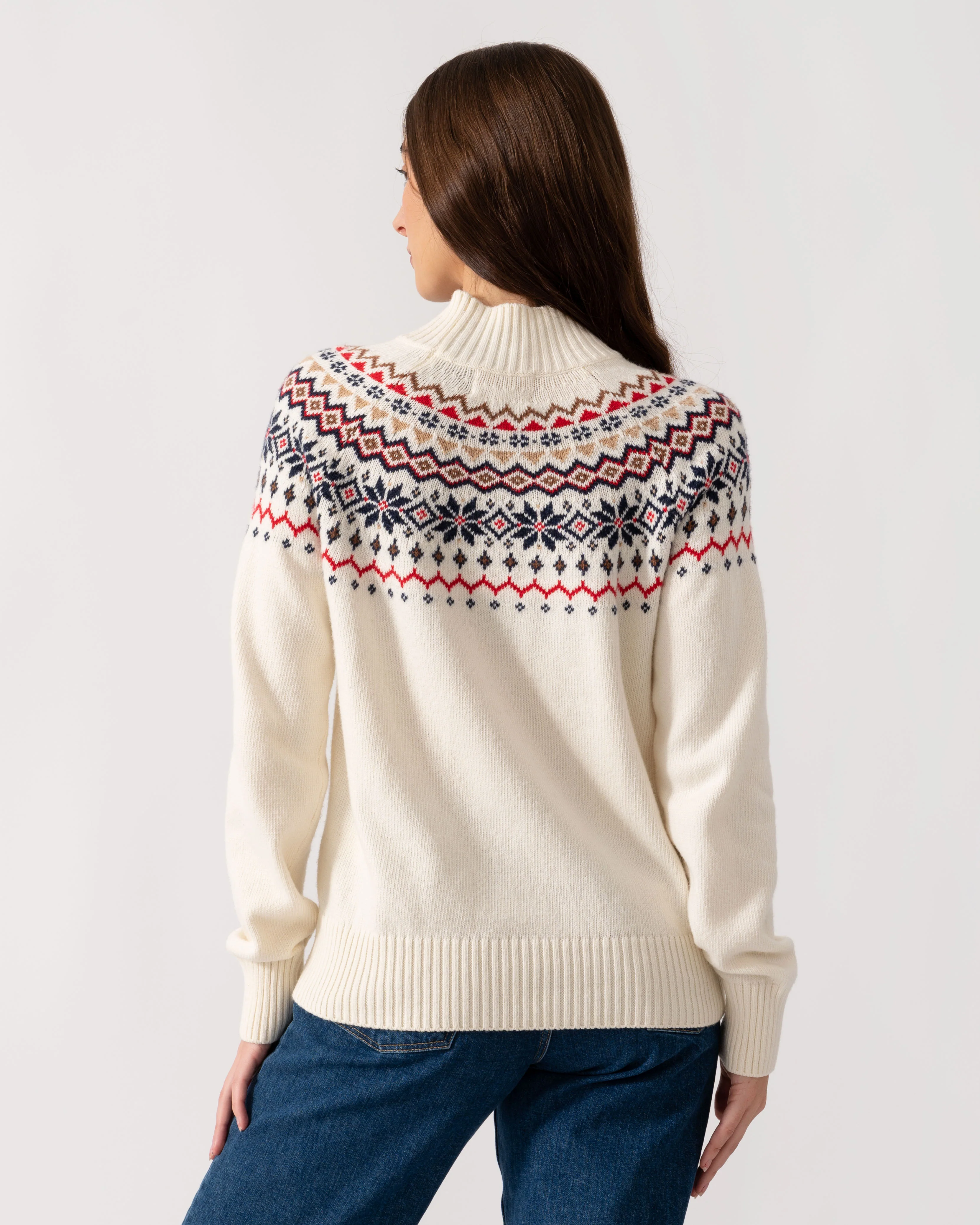 Joules Alba Womens Jumper - Cream - Image 4