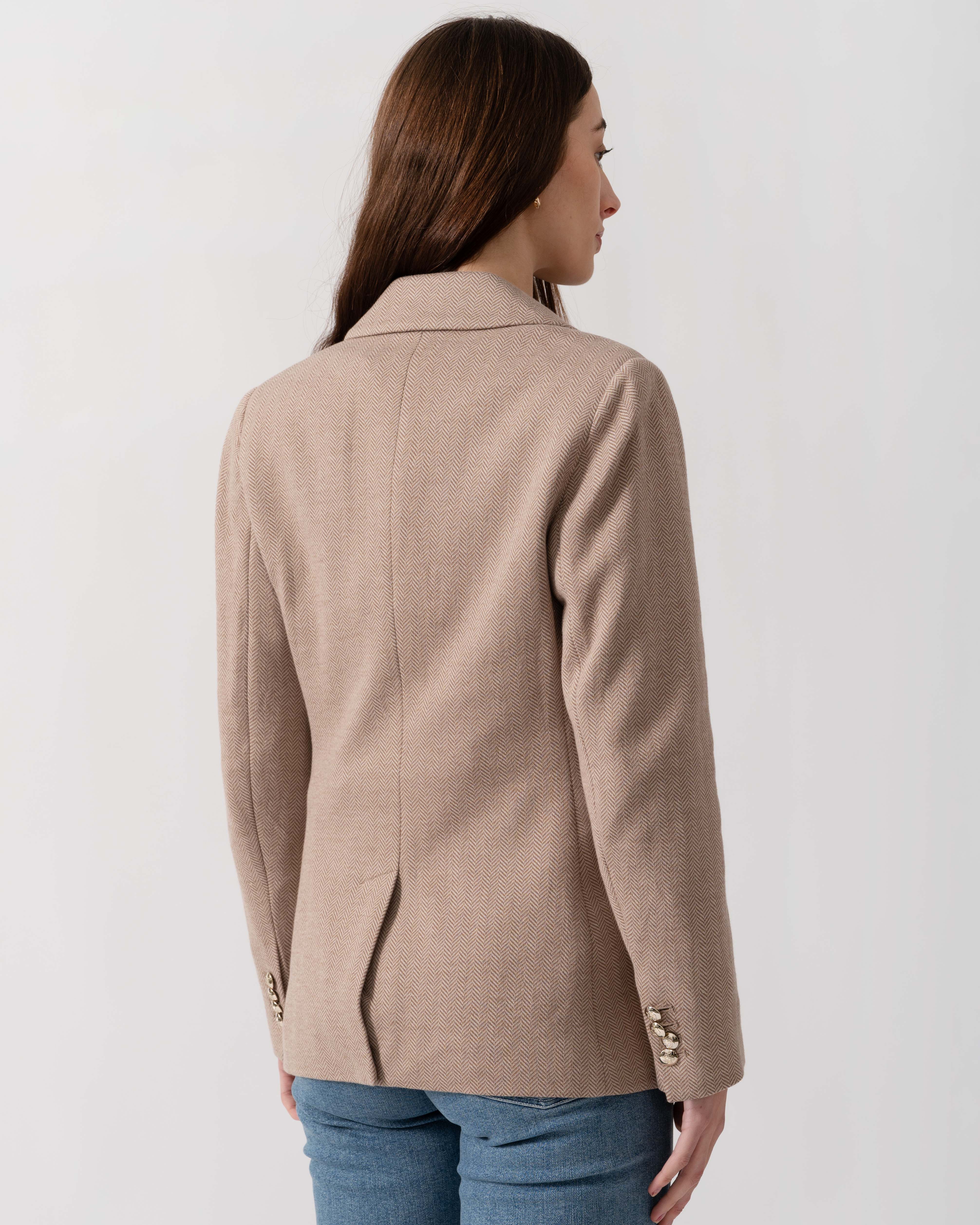 Joules Albury Womens Blazer - Tan Brown - Image 4