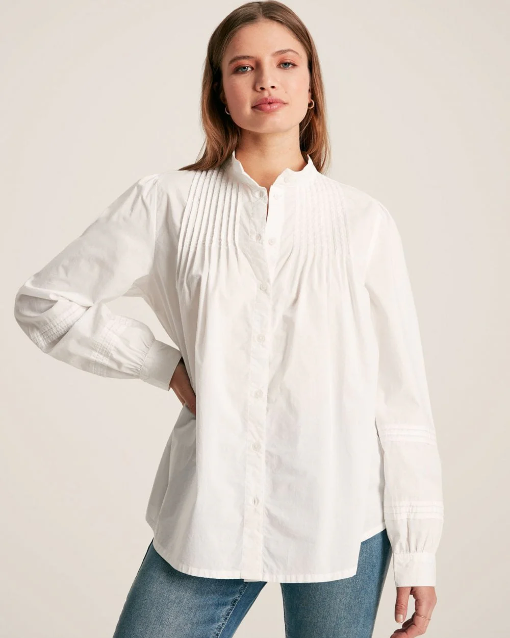 Joules Arabella Womens Pleated Blouse 224219 - Image 4