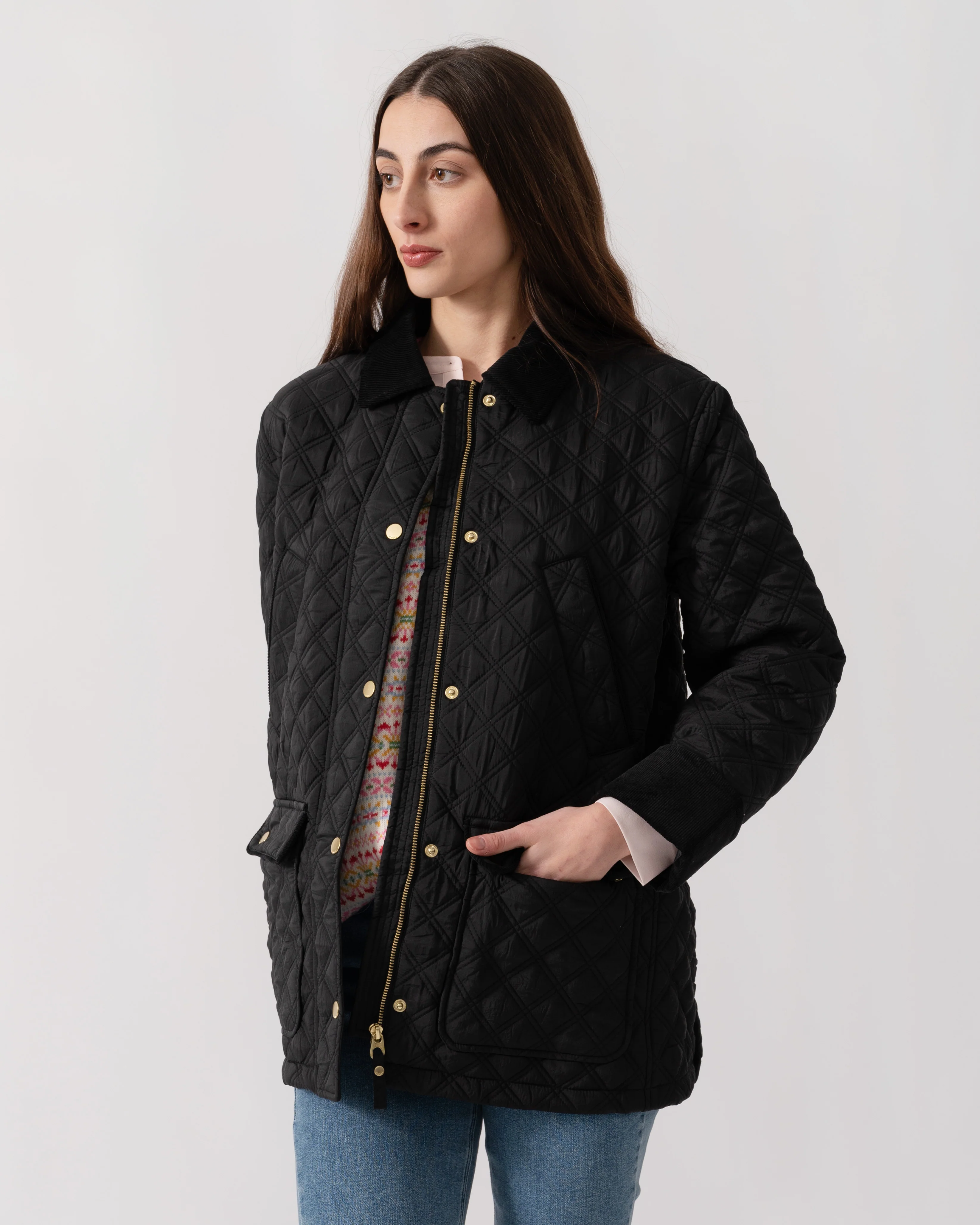 Joules Beatrix Womens Jacket - Black - Image 3