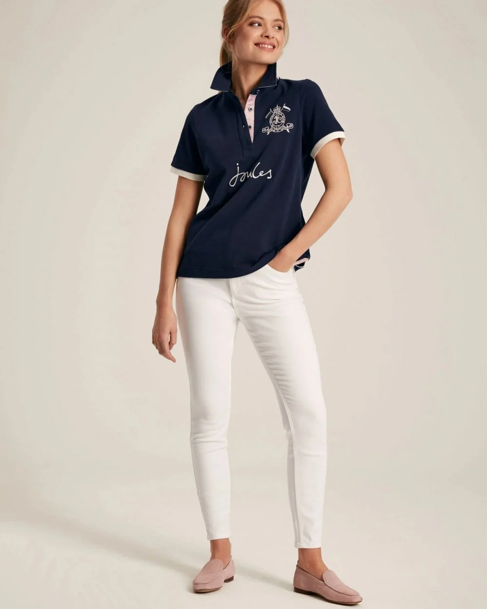 Joules Beaufort Womens Short Sleeve Polo 224310 - Image 4