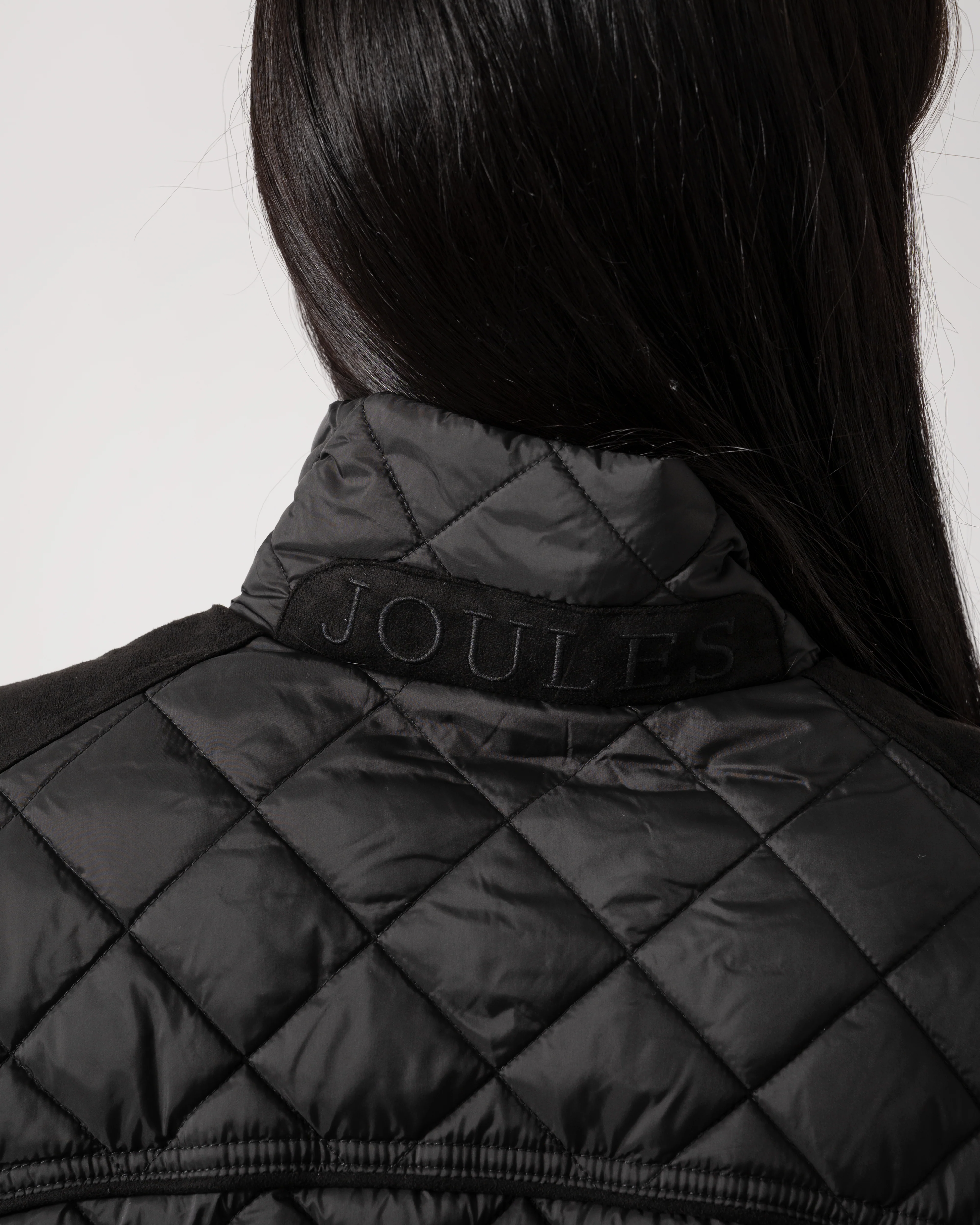 Joules Braemar Luxe Womens Quilted Jacket - Black - Image 5