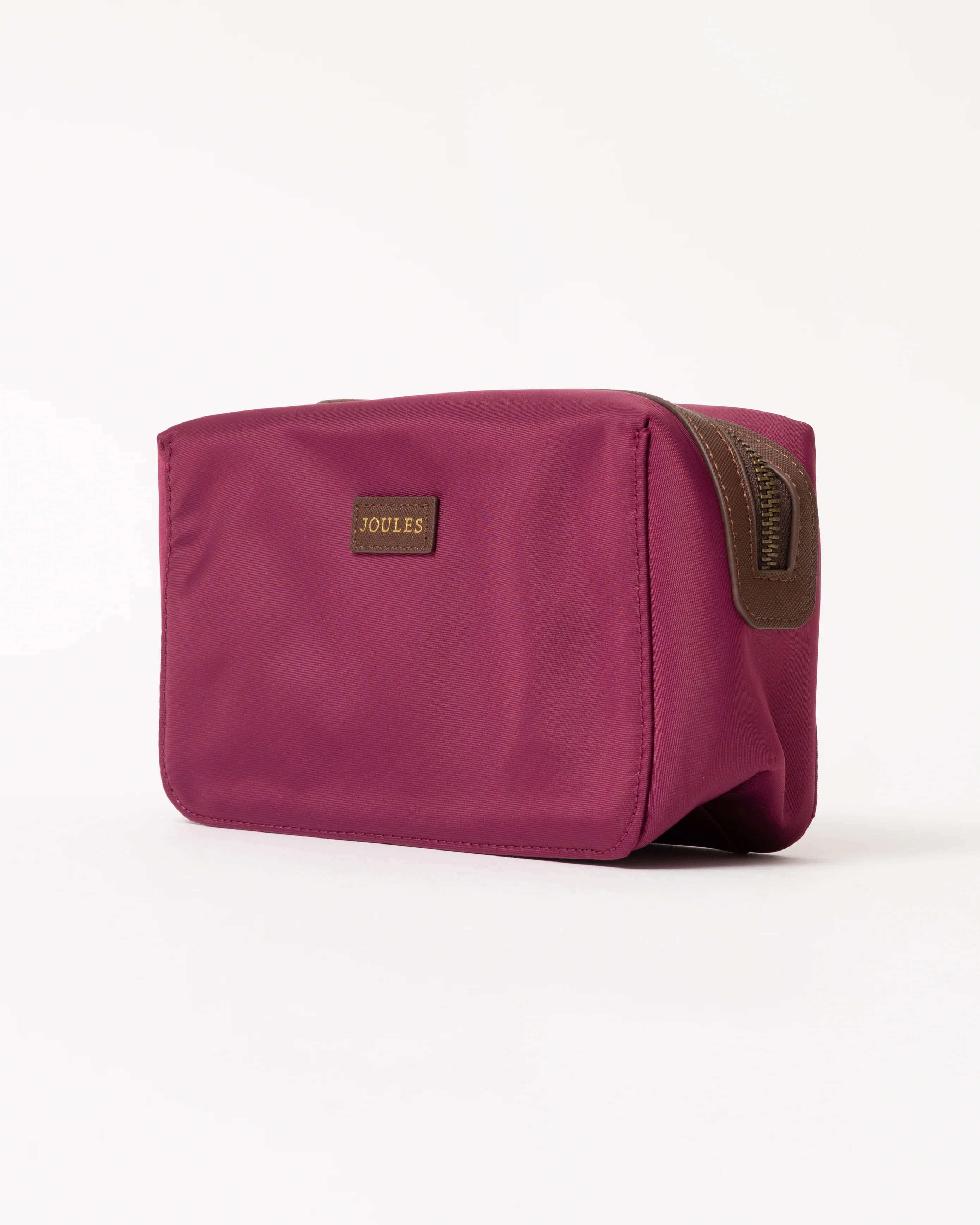 Joules Edie Womens Cosmetic Bag - Berry Red - Image 2