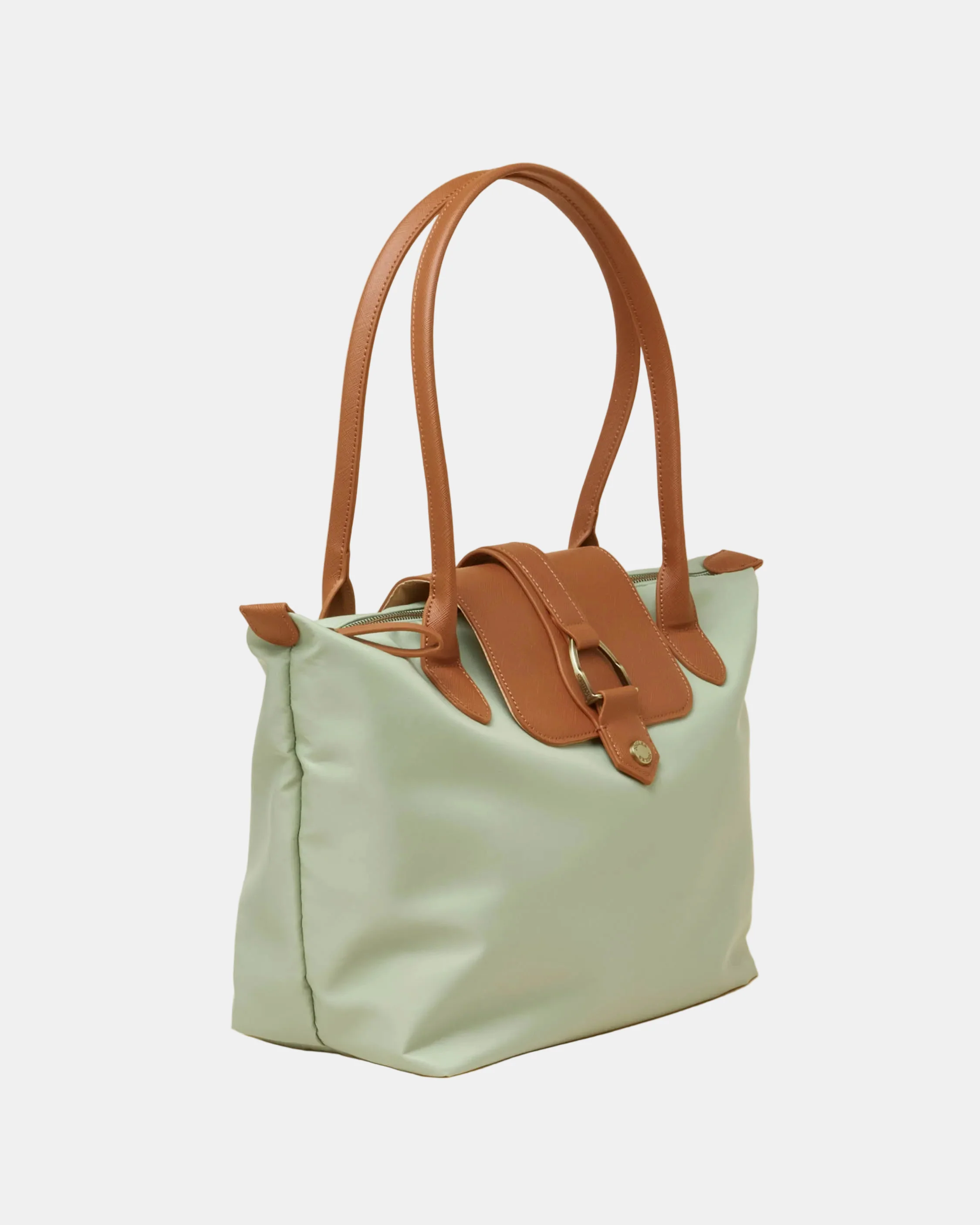 Joules Edie Womens Nylon Tote Bag - Light Green - Image 2