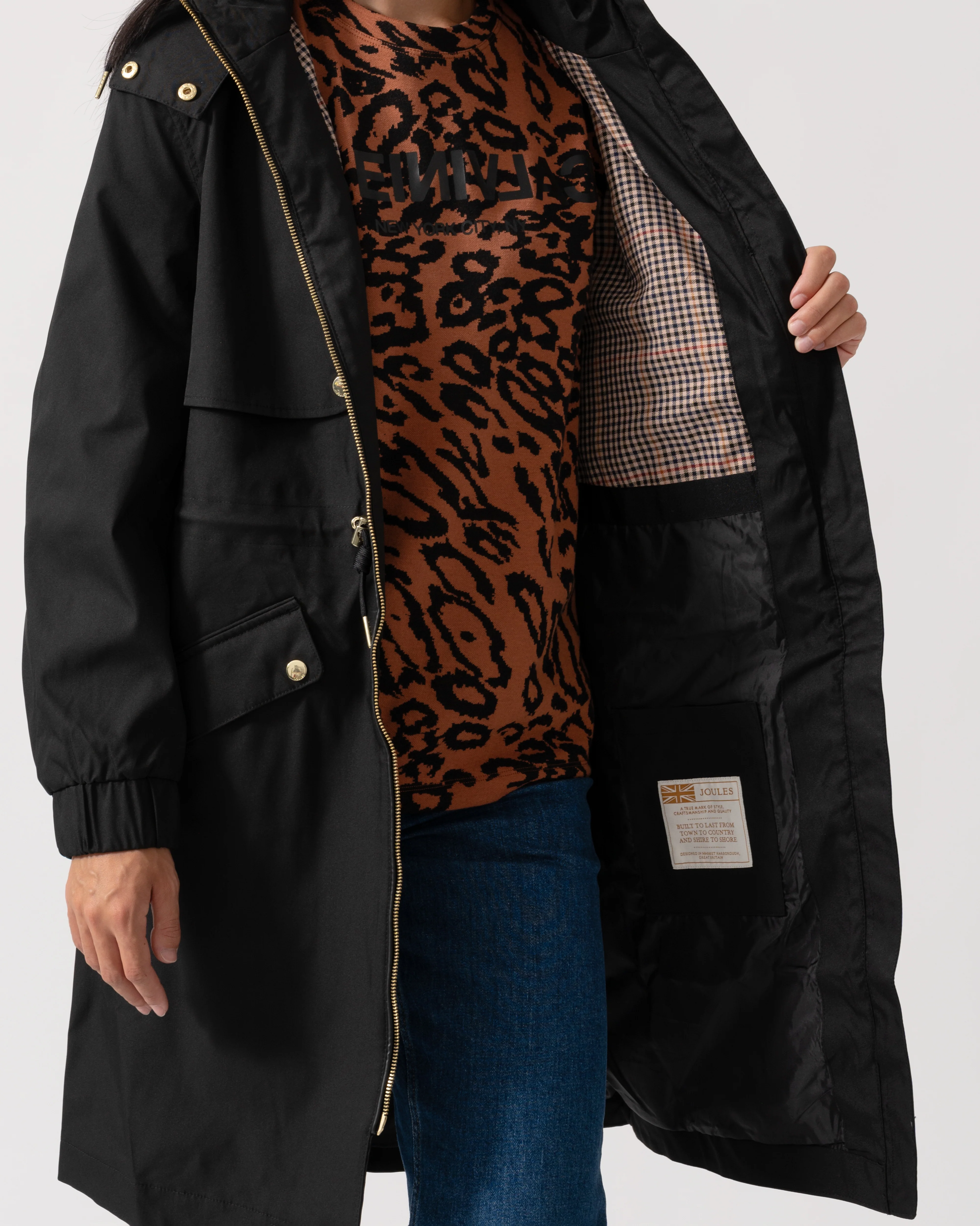 Joules Elbridge Womens Jacket - Black - Image 5