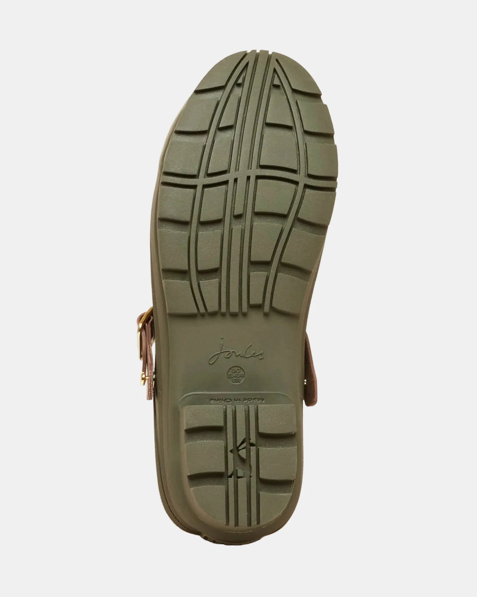 Joules Elbridge Womens Welly Clogs - Khaki Green - Image 2