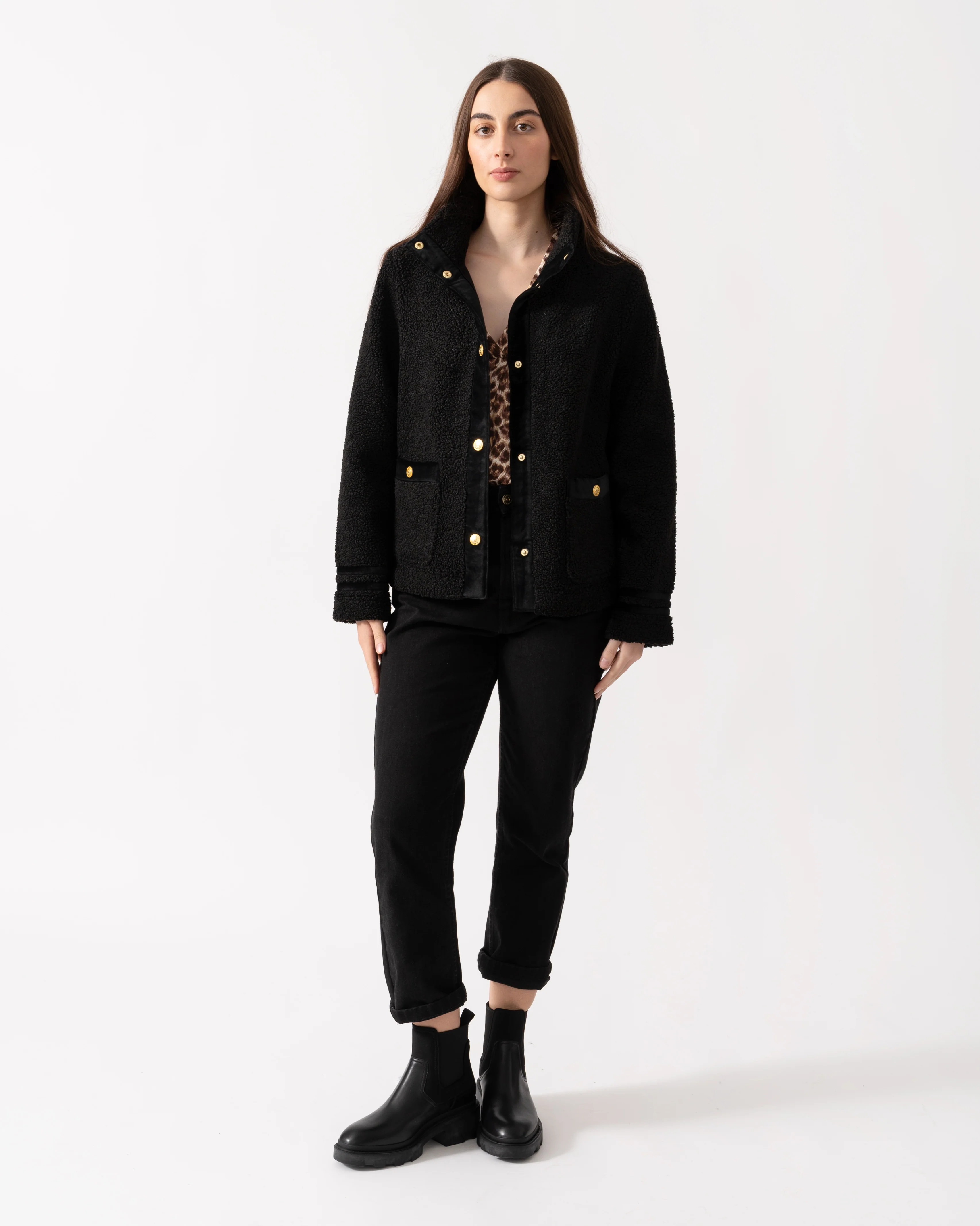 Joules Fleur Womens Jacket - Black - Image 2