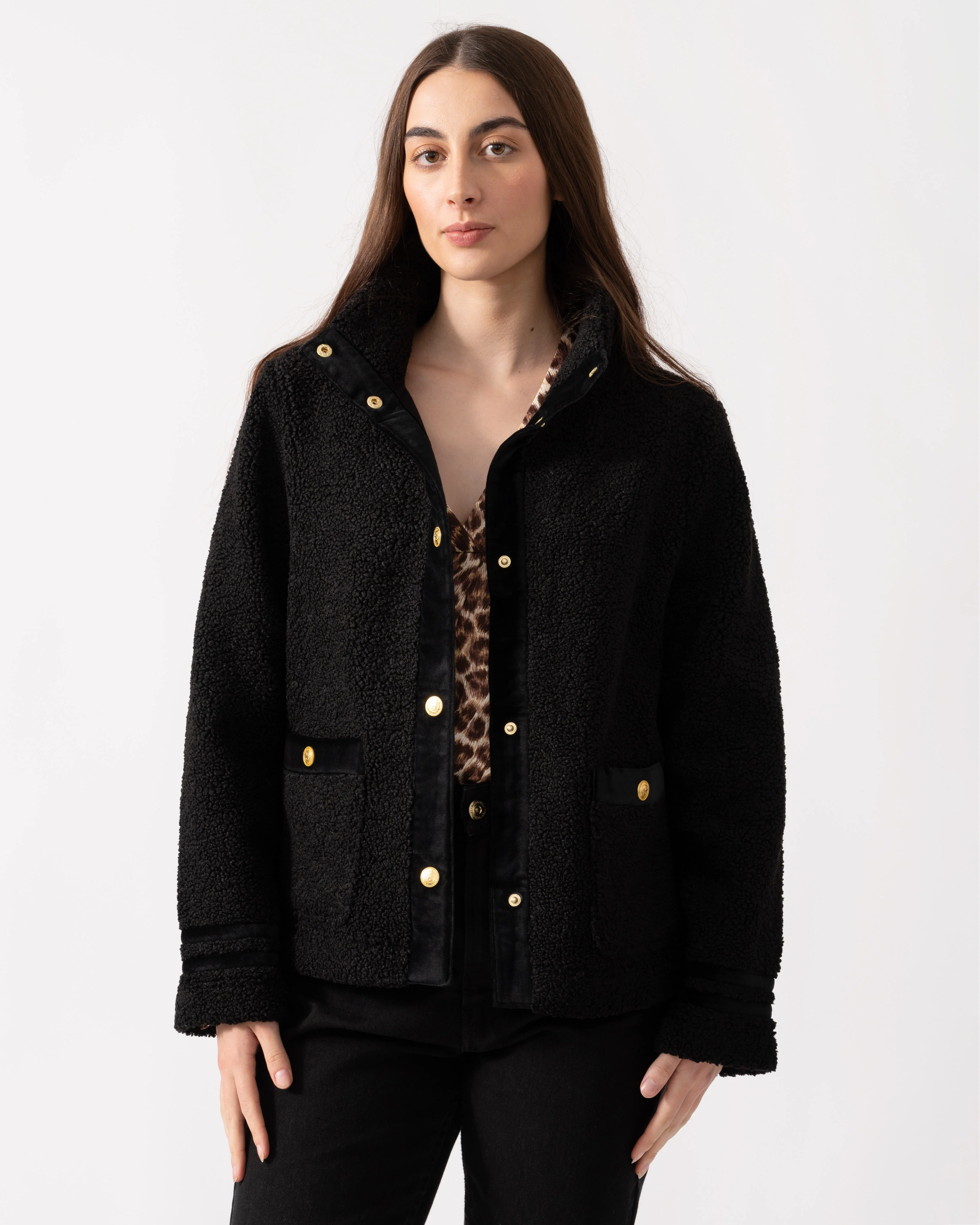 Joules Fleur Womens Jacket - Black - Image 3